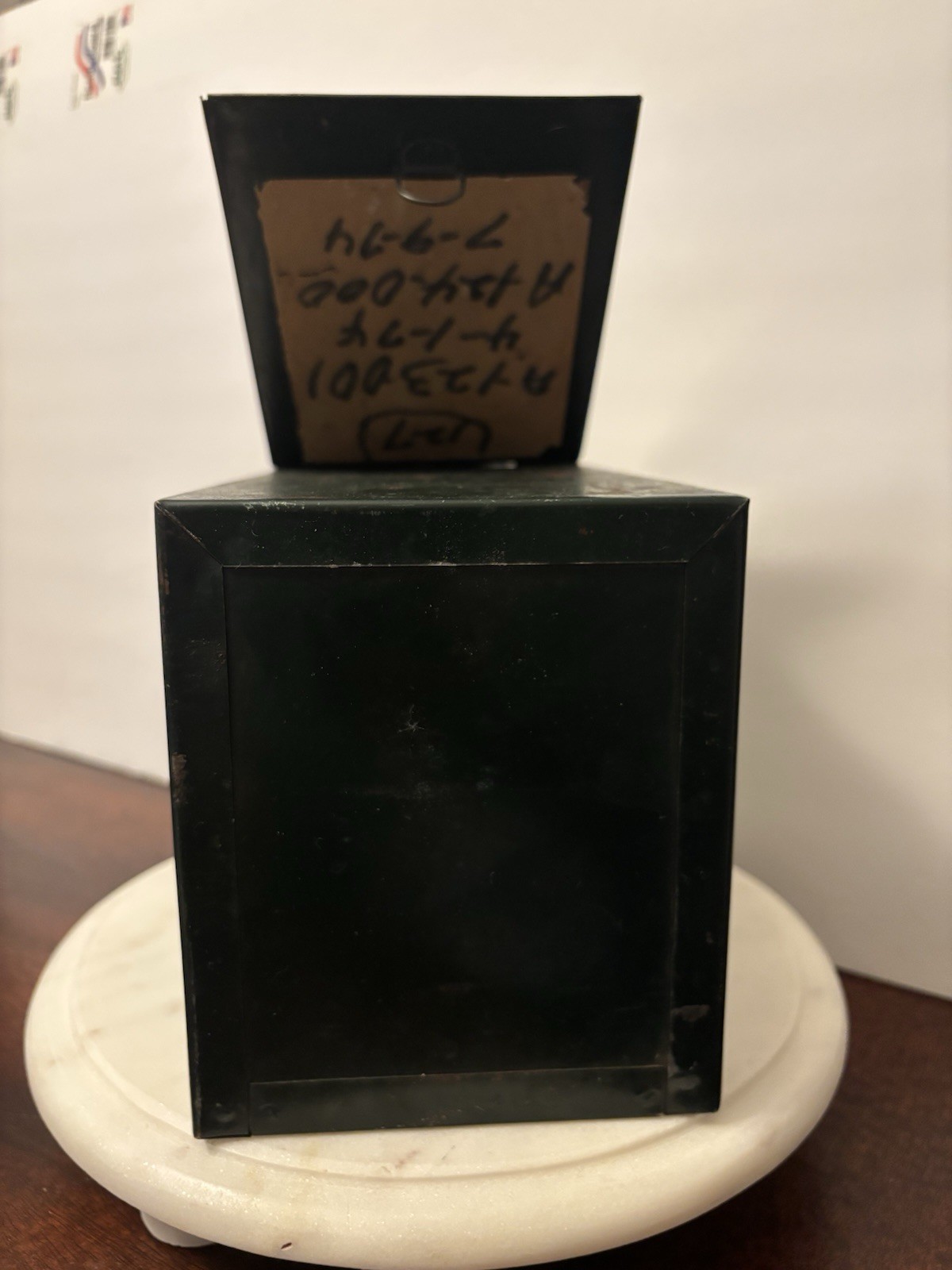 Vintage Green Metal Pharmacy RX File Storage Box Medical 1974 Phillips