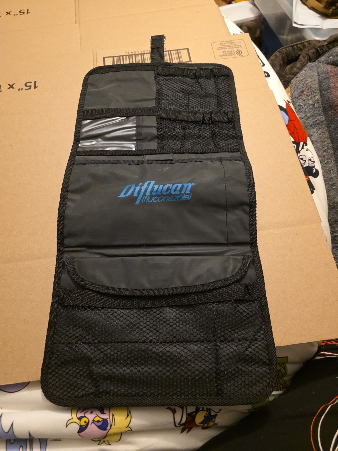 Vtg Diflucan Drug Rep Promo Bag/Organizer See Pics!