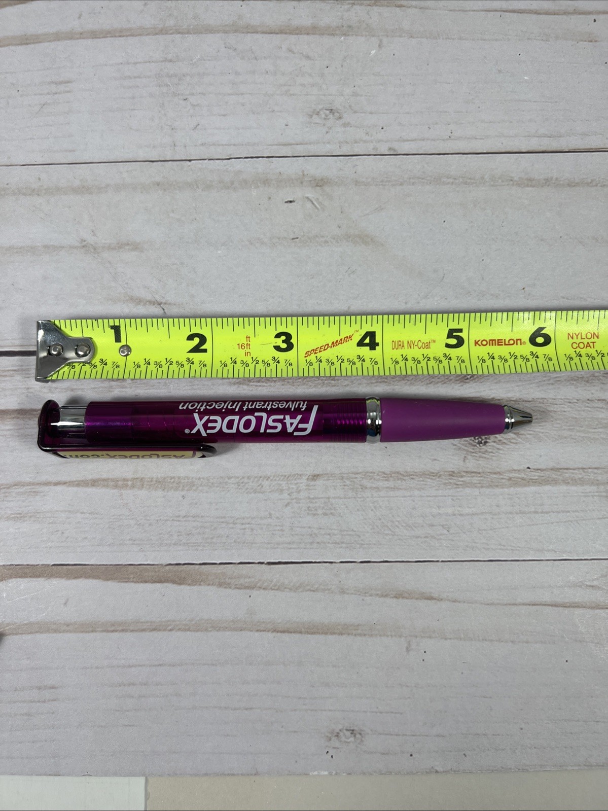 Faslodex Pharmaceutical Promo Pen Translucent Pink Barrel Stylus Tip (2Pack)