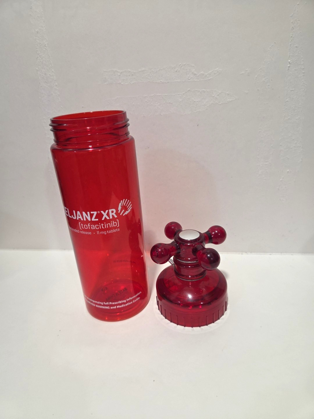 Xeljanz XR (Extended Release) Water Bottle Drug Rep Promotional Item