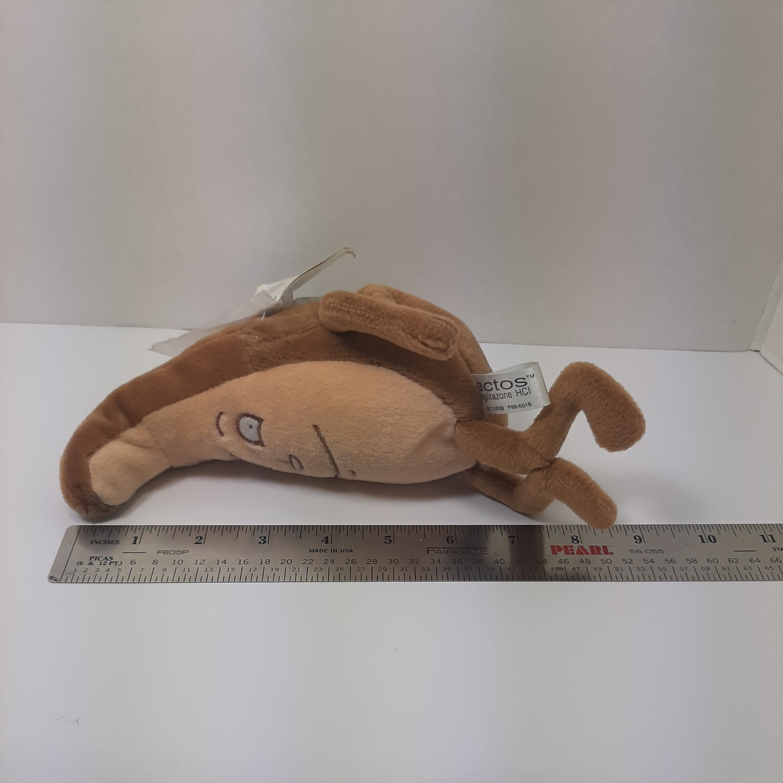 LIVER ACTOS PIOGLITAZONE 7″ Plush beanie Medical advertising Rep Diabetes