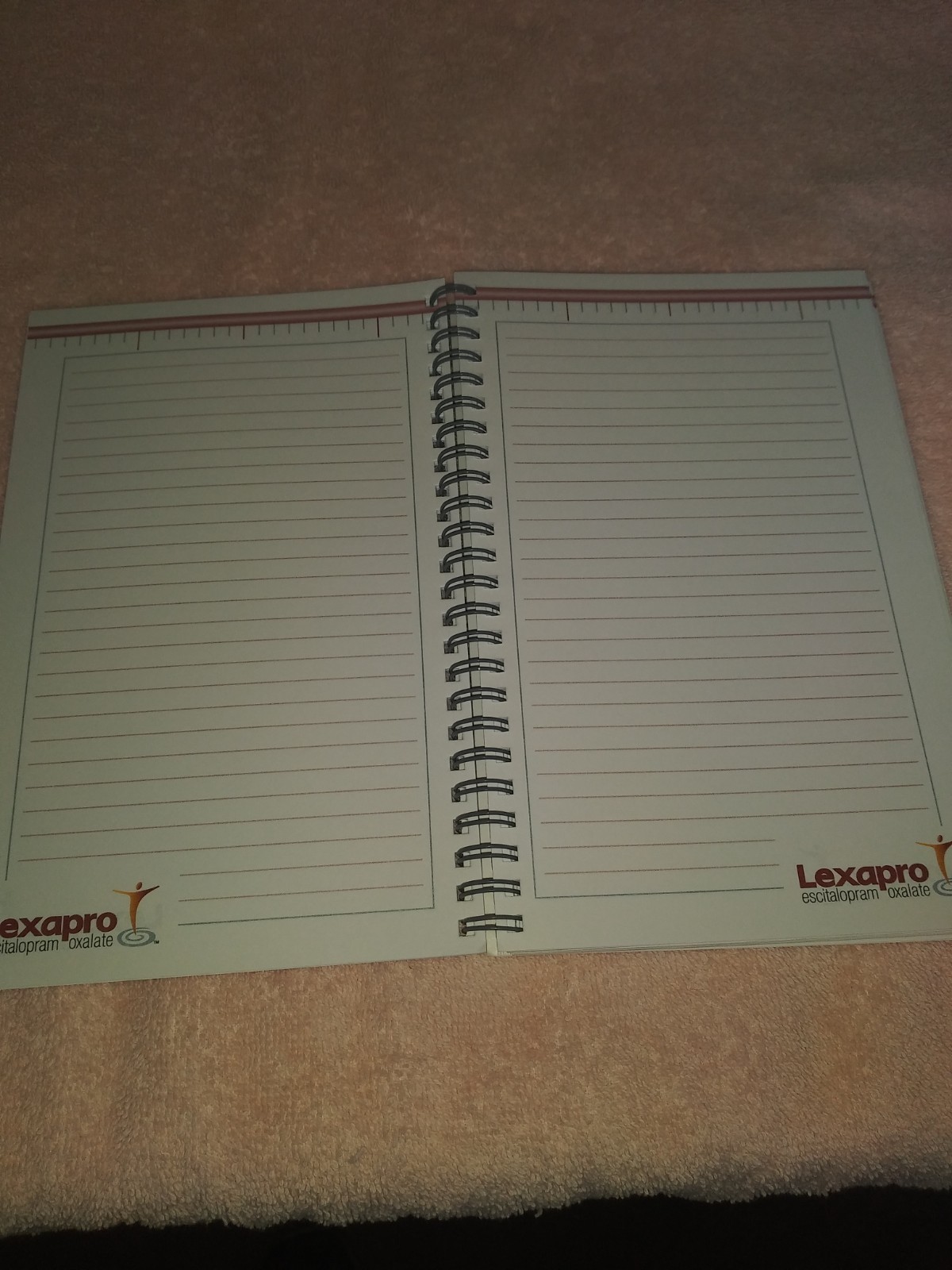 Lexapro Note Book Pharmaceutical Repr Collectibles