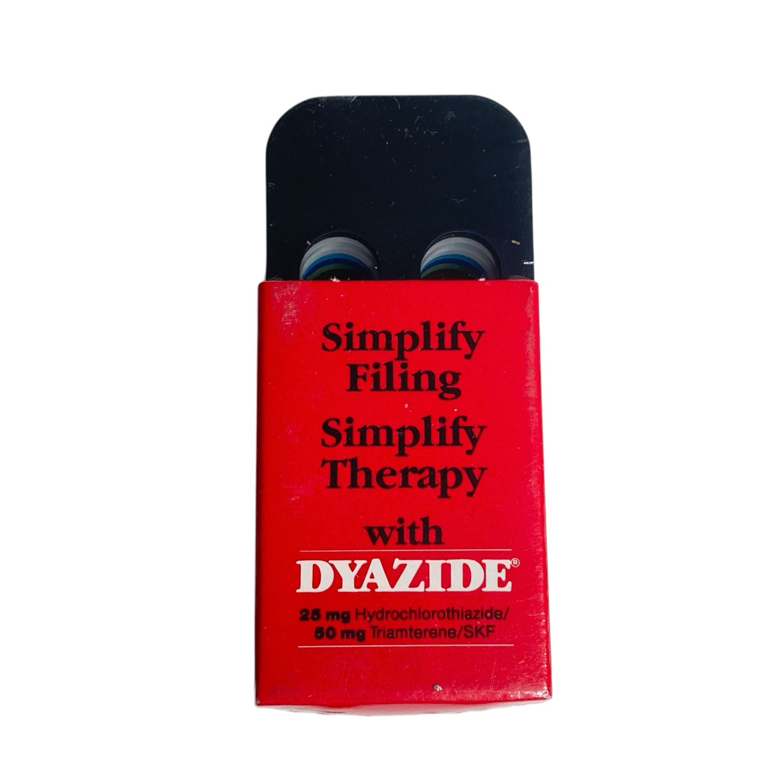 Vintage Dyazide Patient Record Filing Paper Clips 20 NEW Smith Kline & French