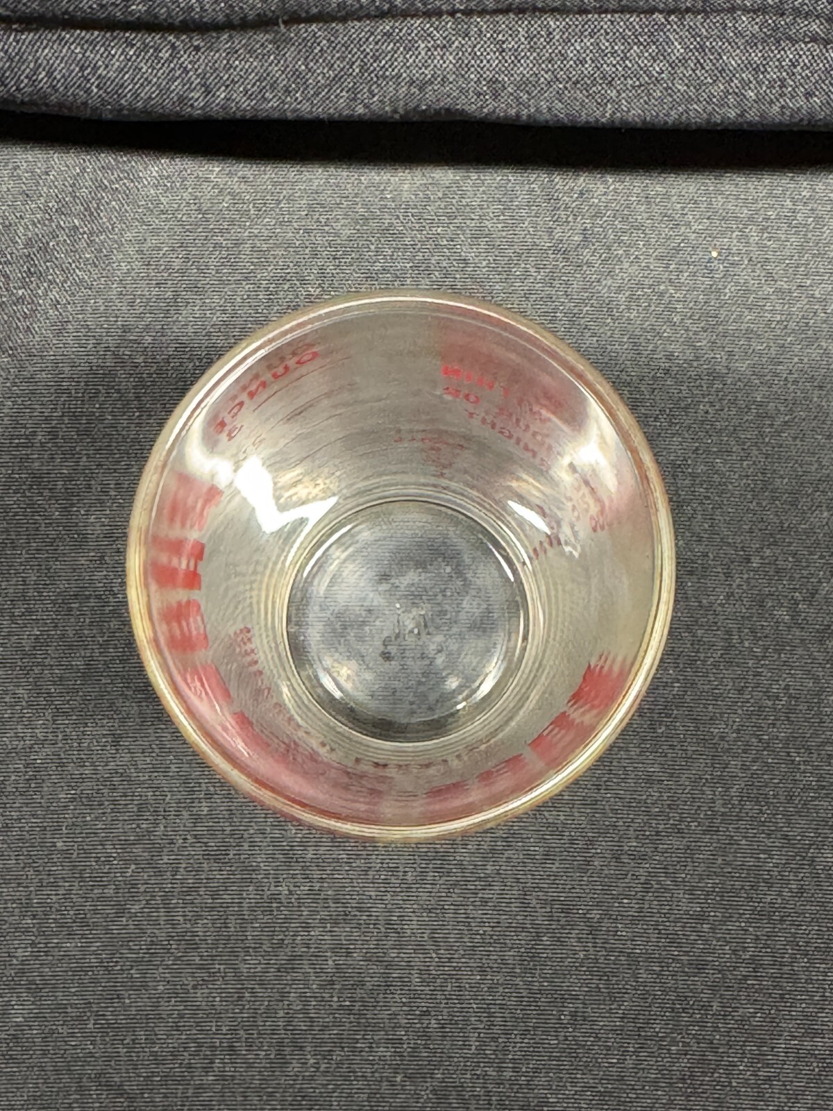Vintage Hazel Atlas Glass PHOSPHO SODA Buffer Laxative Advertising Dosing Glass
