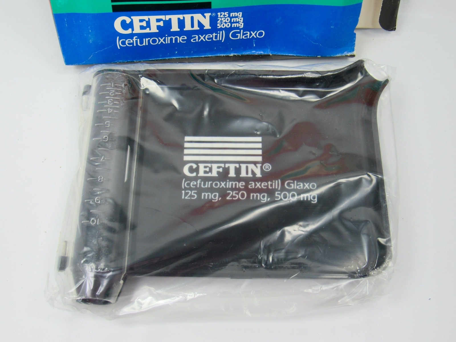 Rare Ceftin Pharmacy Counting Tray in Original Box Drug Rep Pharmaceutical Promo