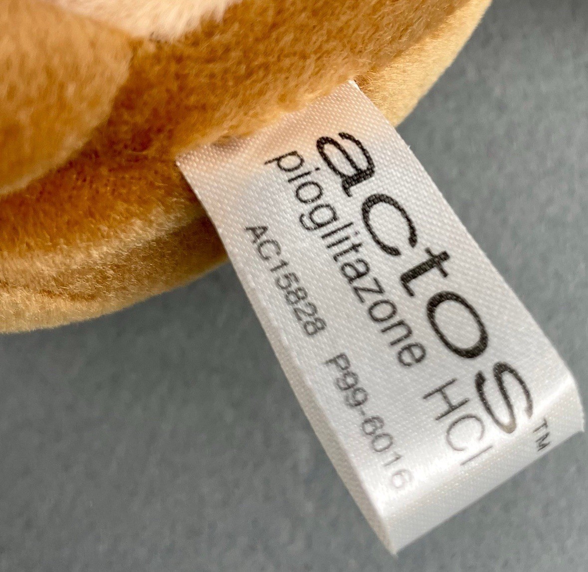 Liver Actos Pioglitazone 7″ Plush Medical Pharmaceutical Advertising Diabetes