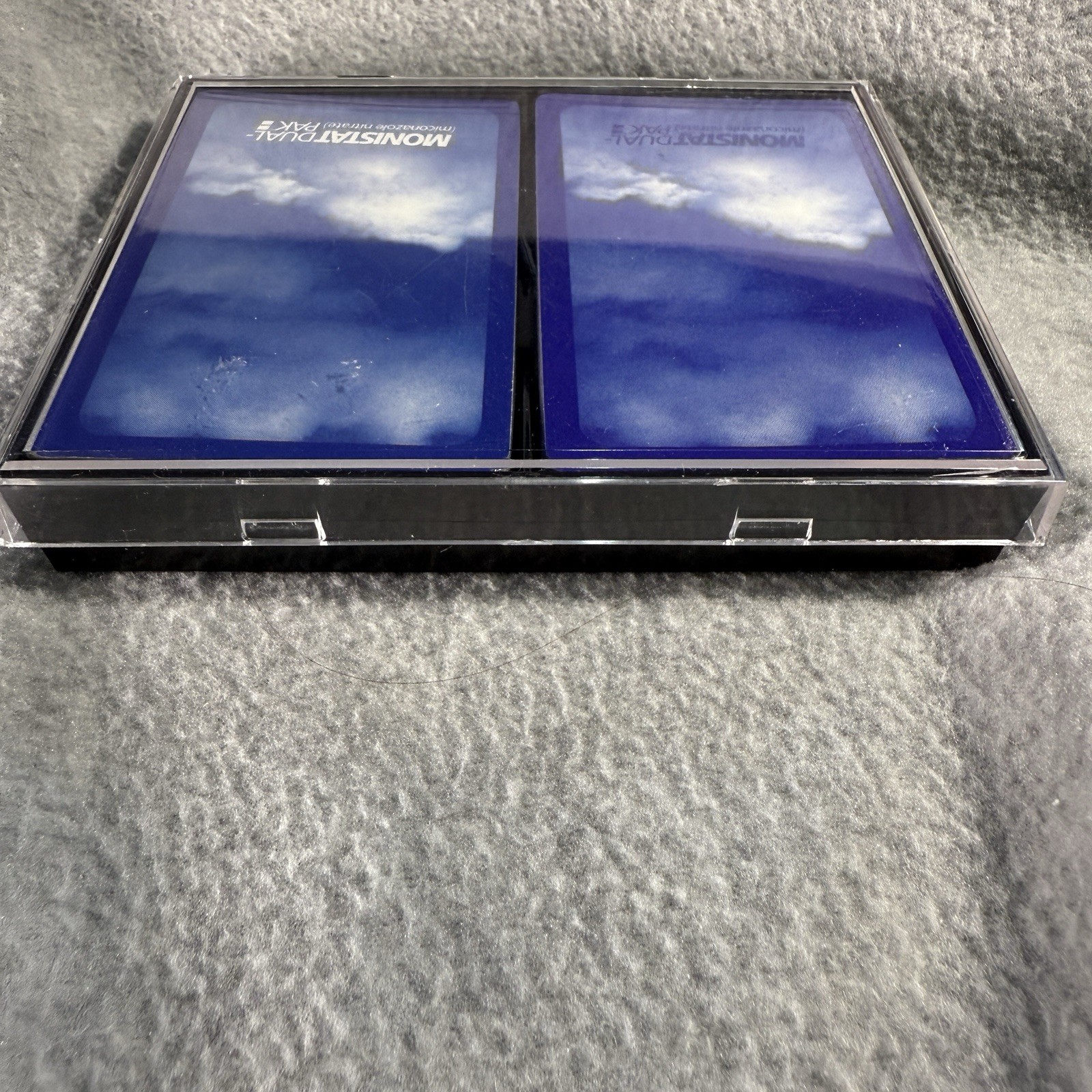 RARE Pharmaceutical Playing Cards Monistat Drug Rep Promo NEW with Case Gag Gift