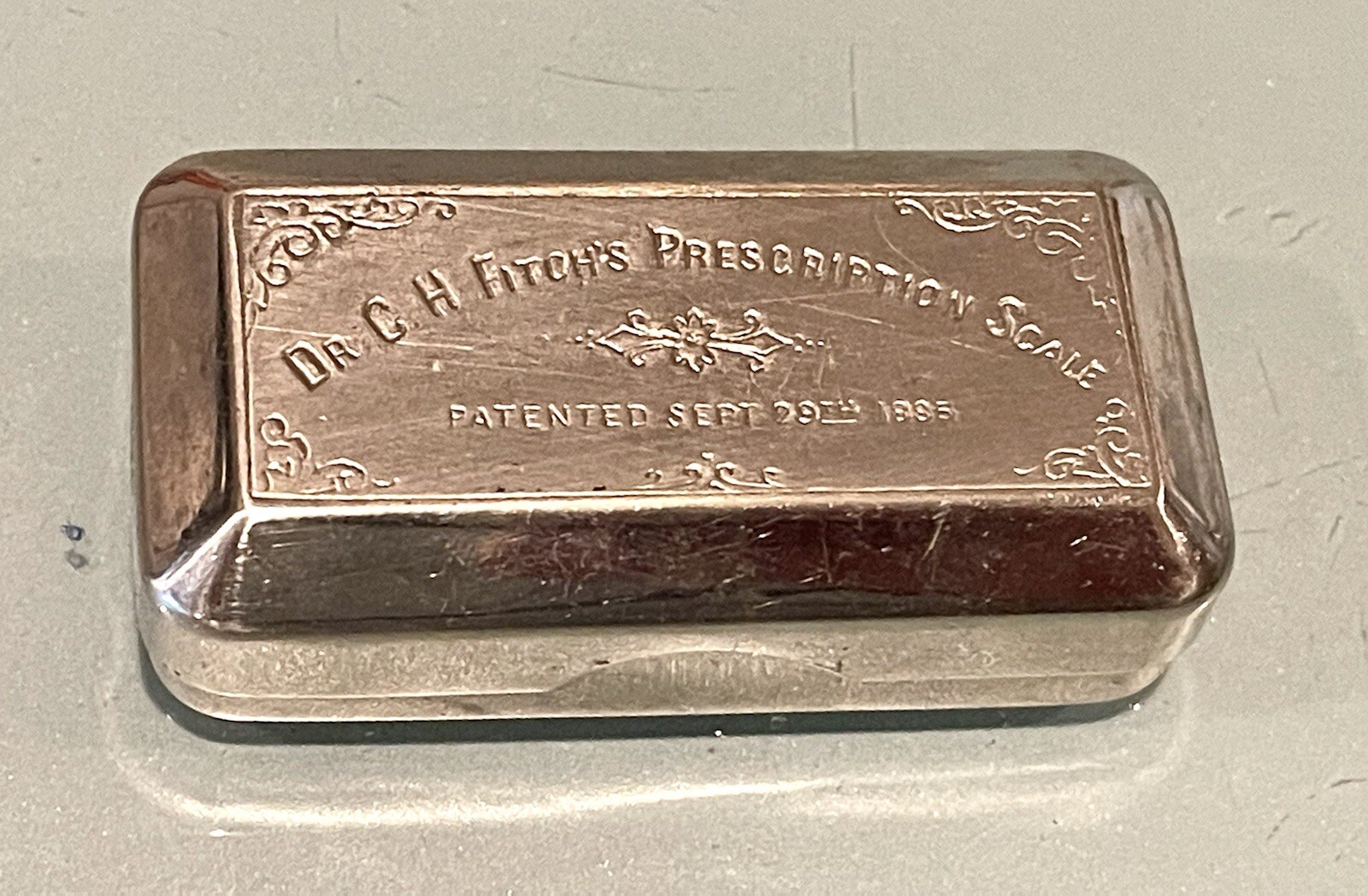 Vintage Antique 1885 Medical Pharmasist Portable Dr Fitch’s Prescription Scale