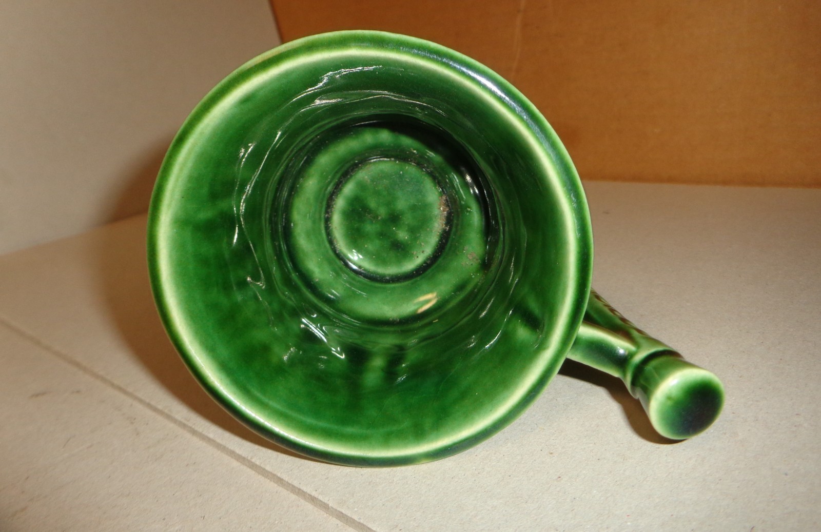 VTG MCCOY Green Cosmas & Damian PHARMACEUTIC ADVERTSINGING Rx Mug Schering Cup