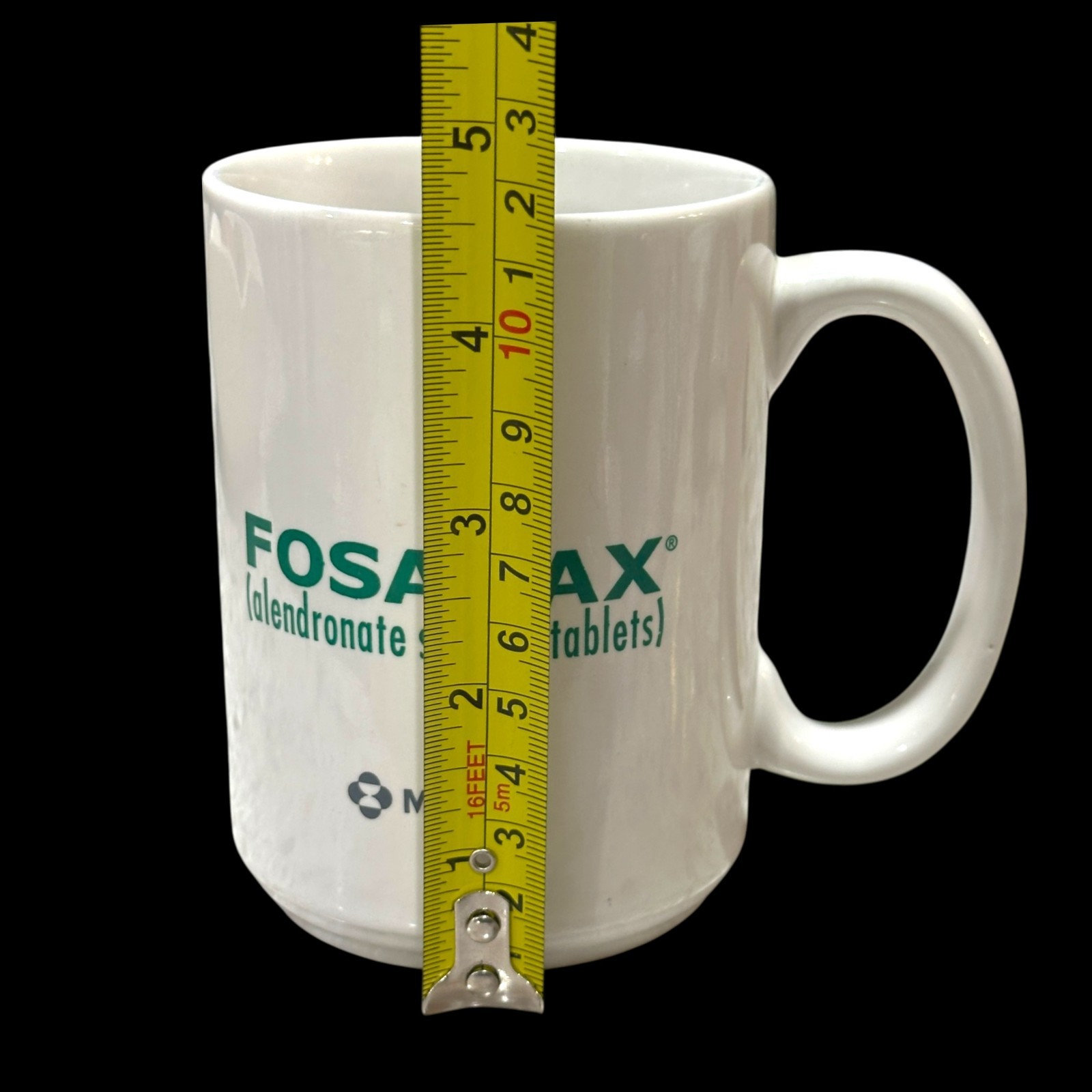 Fosamax Merck Drug Pharmaceutical Coffee Mug Alendronate Sodium Tablets 12 OZ