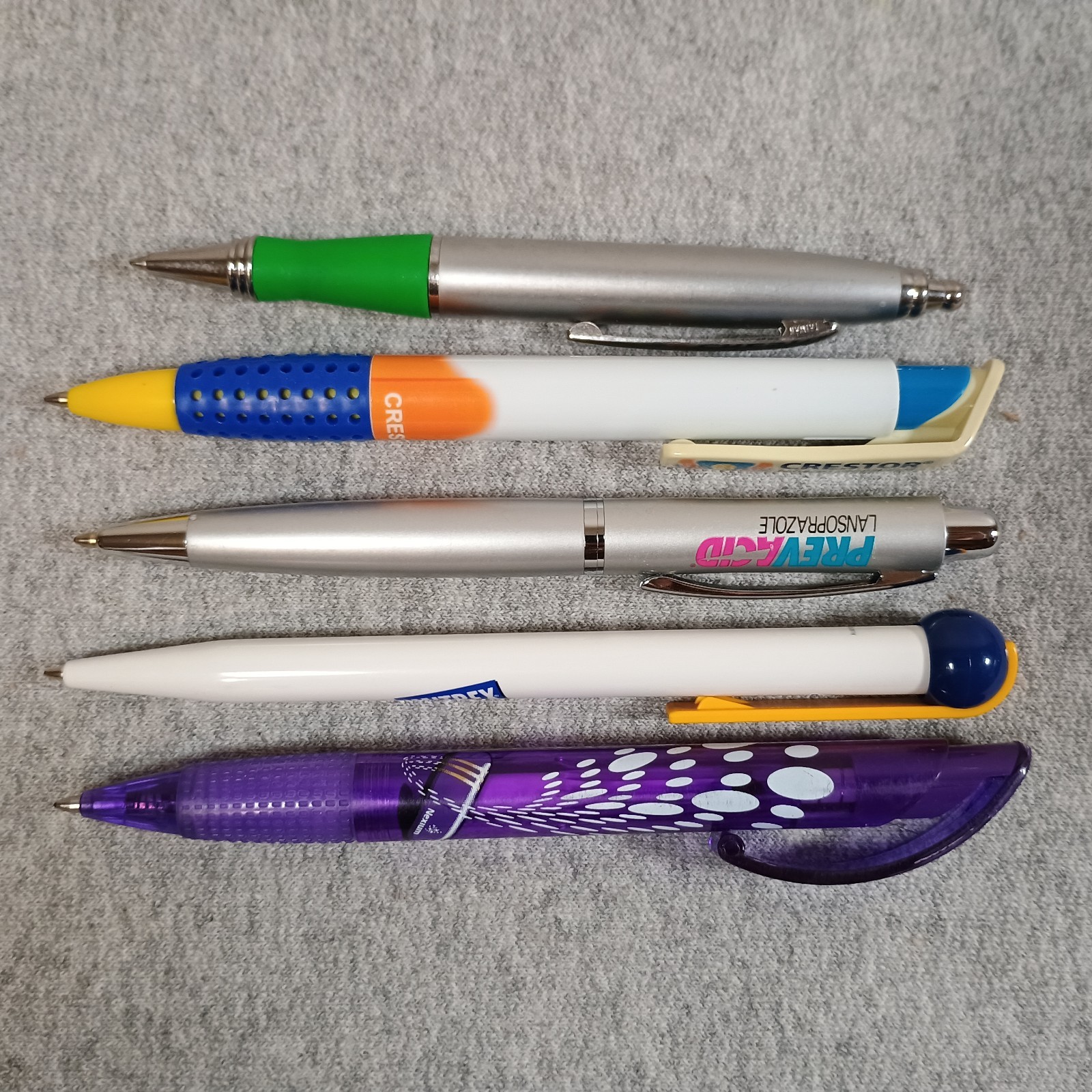Pharmaceutical Drug Rep Pen Lot of 10 Advertising Promo Metal & Plastic
