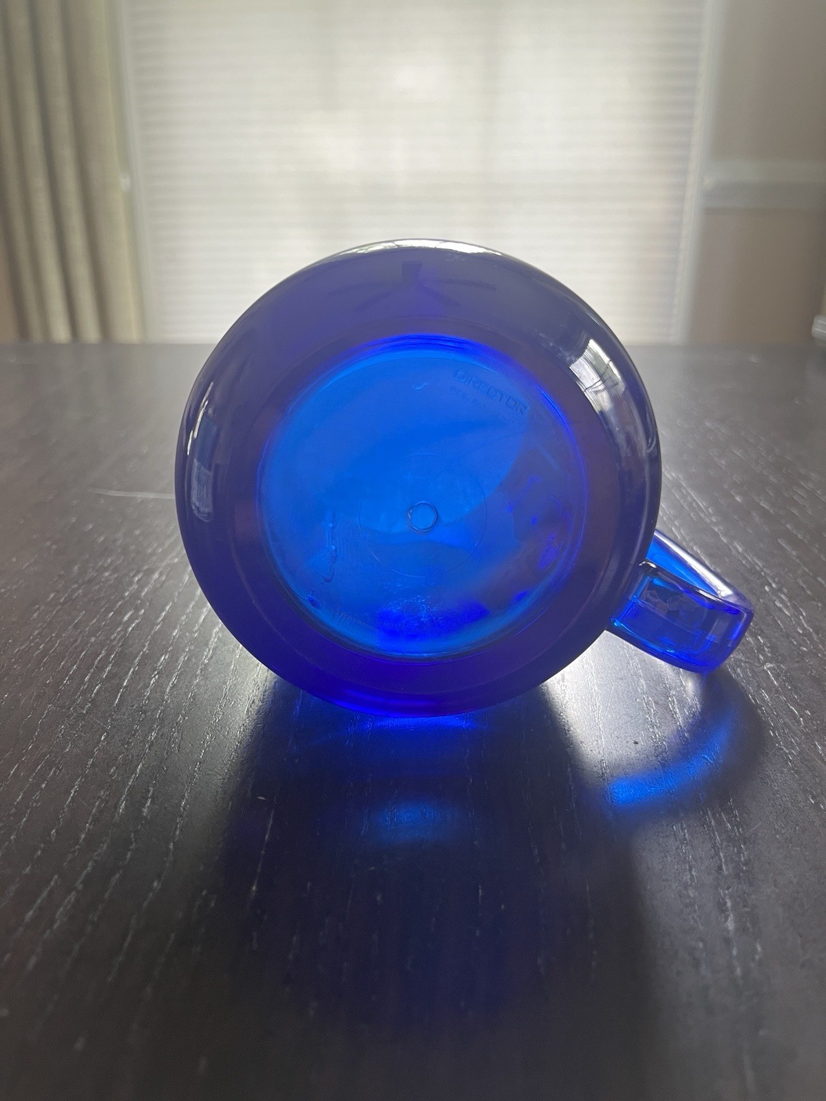 Seroquel Pharmaceutical Sales Rep Promotional Mug Cobalt Blue Heavy Acrylic
