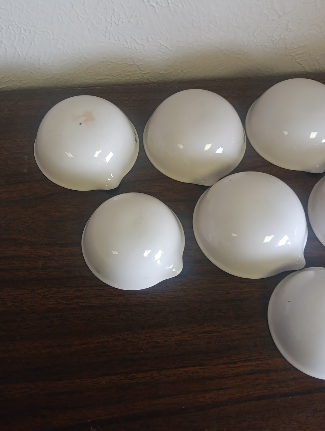 Vintage Coors 8 Pc. Labware Porcelain Evaporating Lab Dish Measuring Bowls