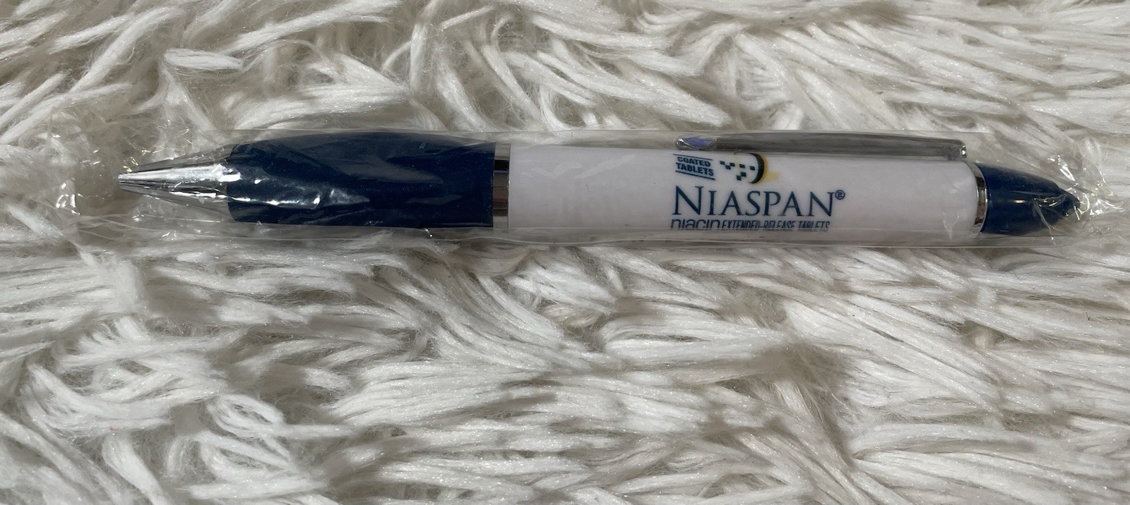 NEW Niaspan Niacin Pen Drug Rep Pharmaceutical Y2K Promo Advertising UNTESTED