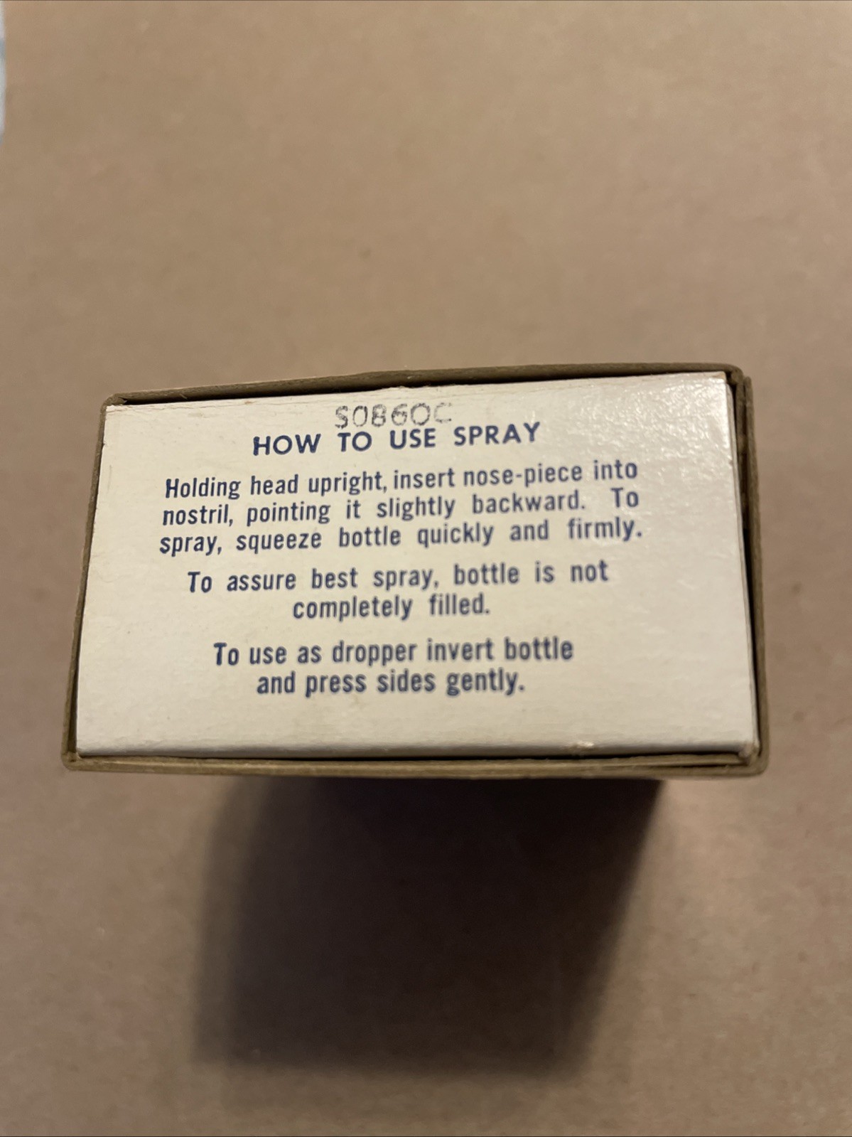 Vintage Winthrop Laboratories NTZ Nasal Spray N-627 20cc Unused Full