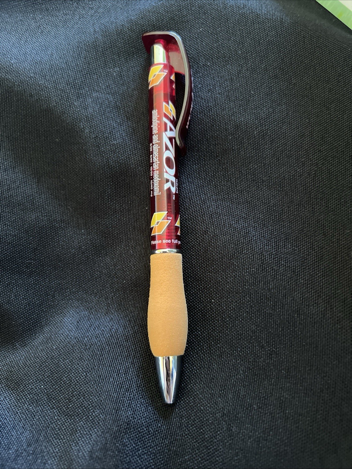 Azor Pharmaceutical Advertisement Drug Rep RX Pen Tested & Works