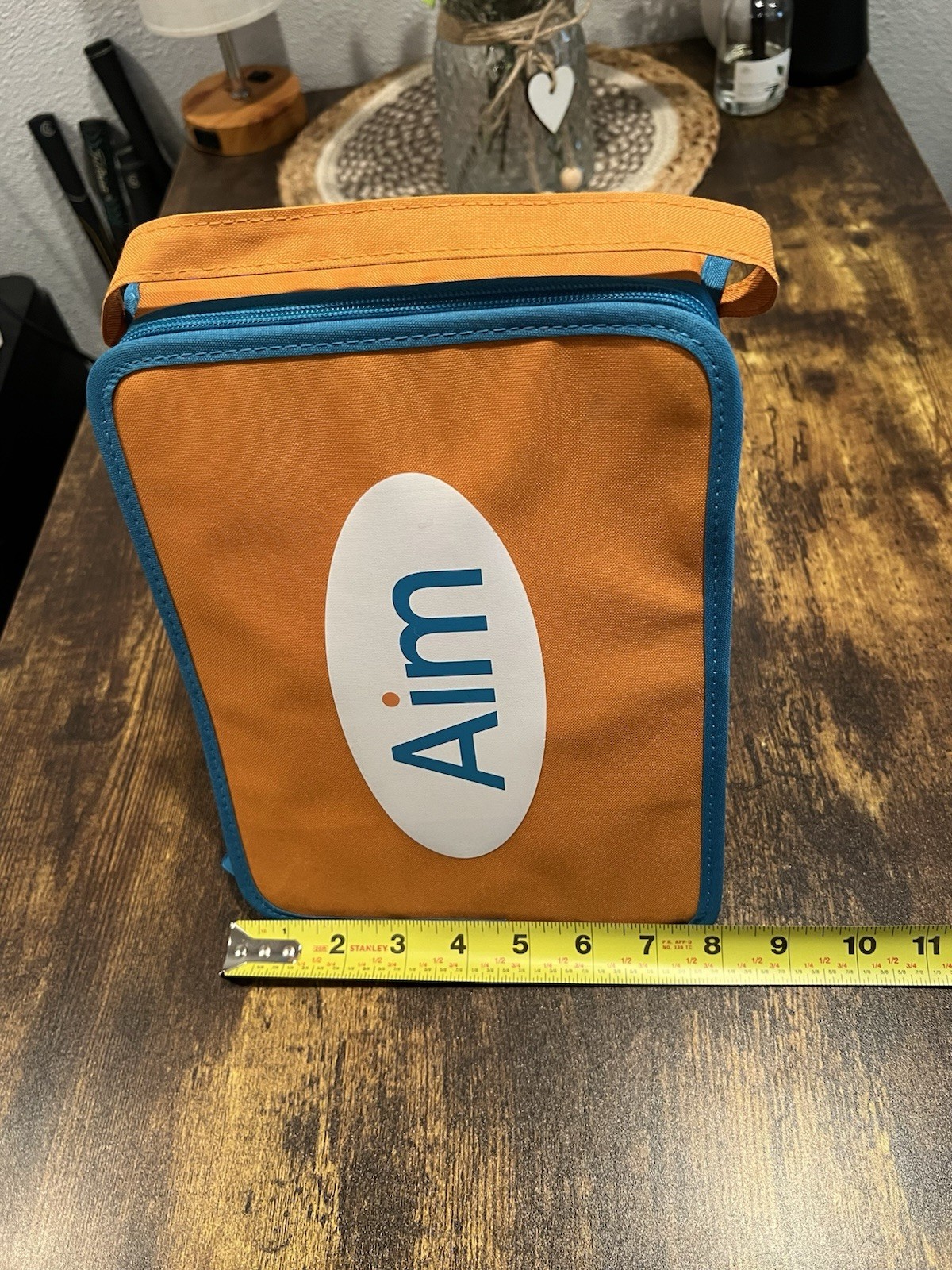 Pharmaceutical Bayer AIM Drug Rep Promo MEDICINE Bag Pill Organizer Booklets