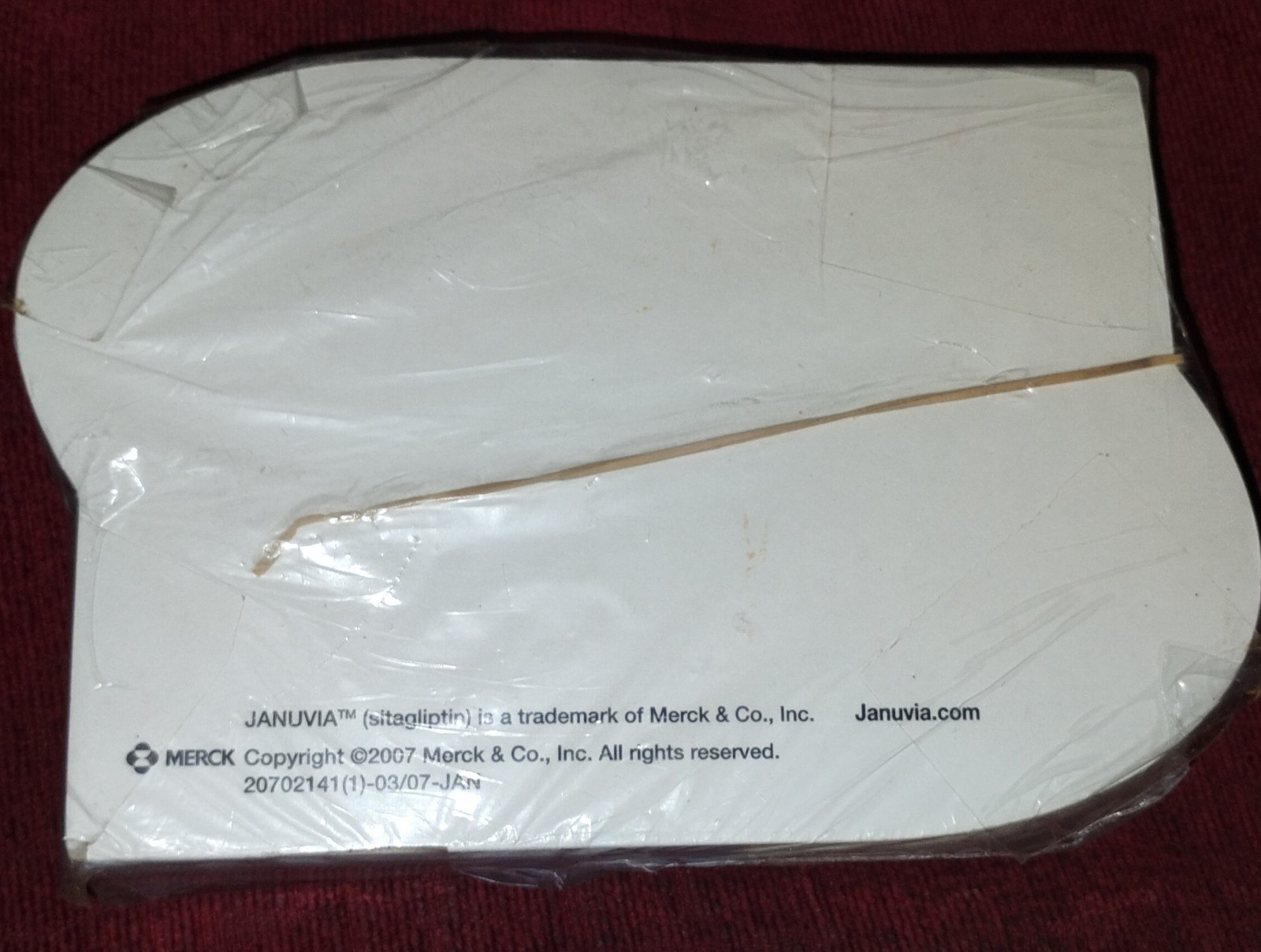 2 Vtg. Packages Merck Pharmaceutical Notepads New In Packs Januvia Janumet 2007