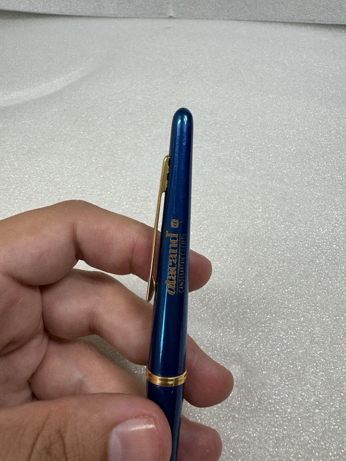 Rare Vintage Atacand Drug Rep Pharmaceutical Metal Twist Mackin Ball Point Pen