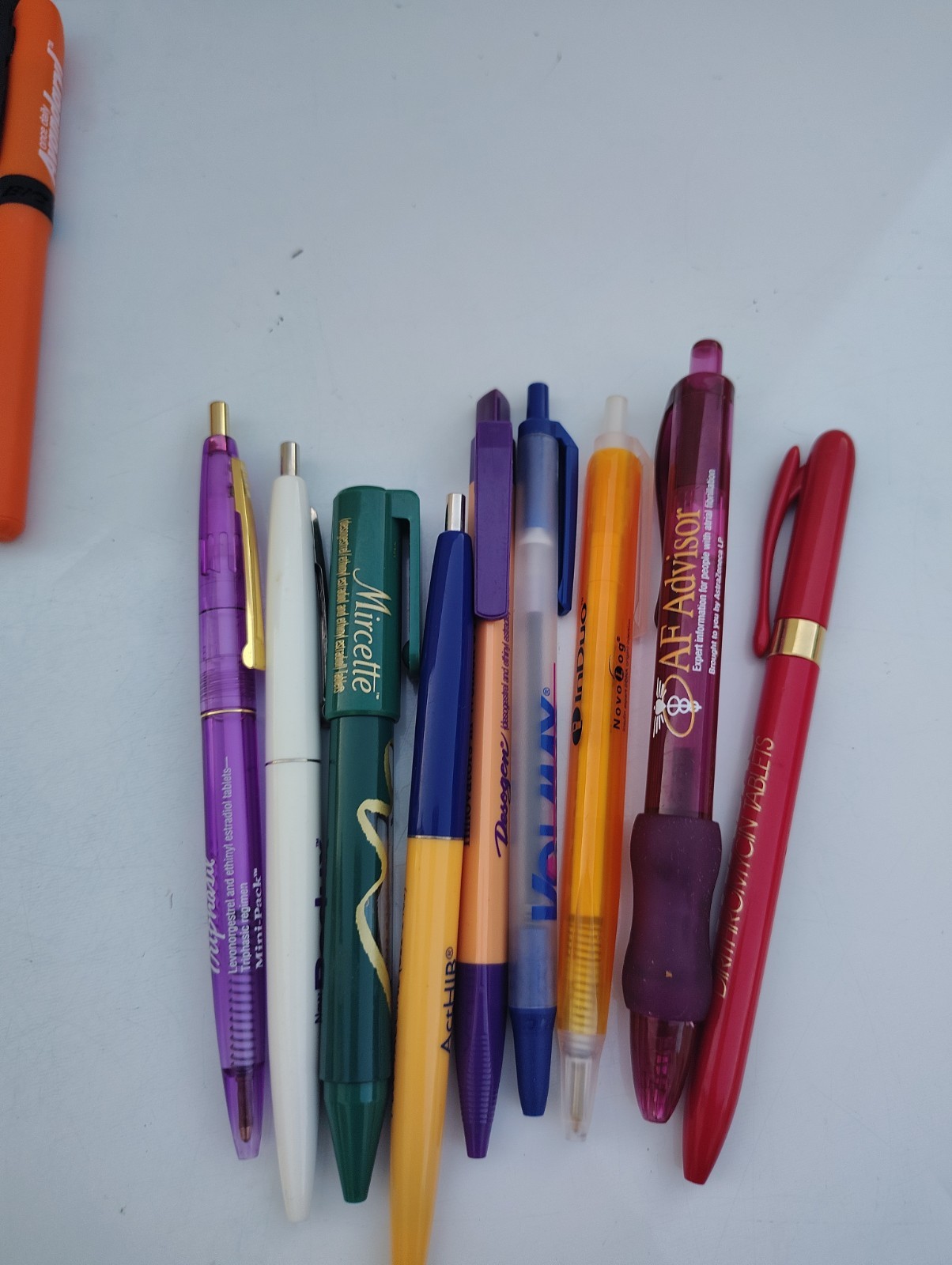 Lot Of 50 Pharmaceutical Drug Rep Advertising Pens ⭐ No Doubles ⭐ iii