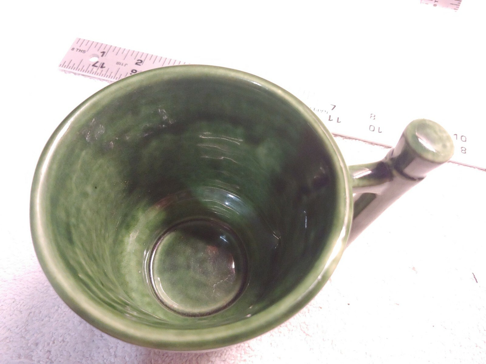 VTG Schering Cosmas & Damian Mortar Coricidin Pharmacy Herbalist – green