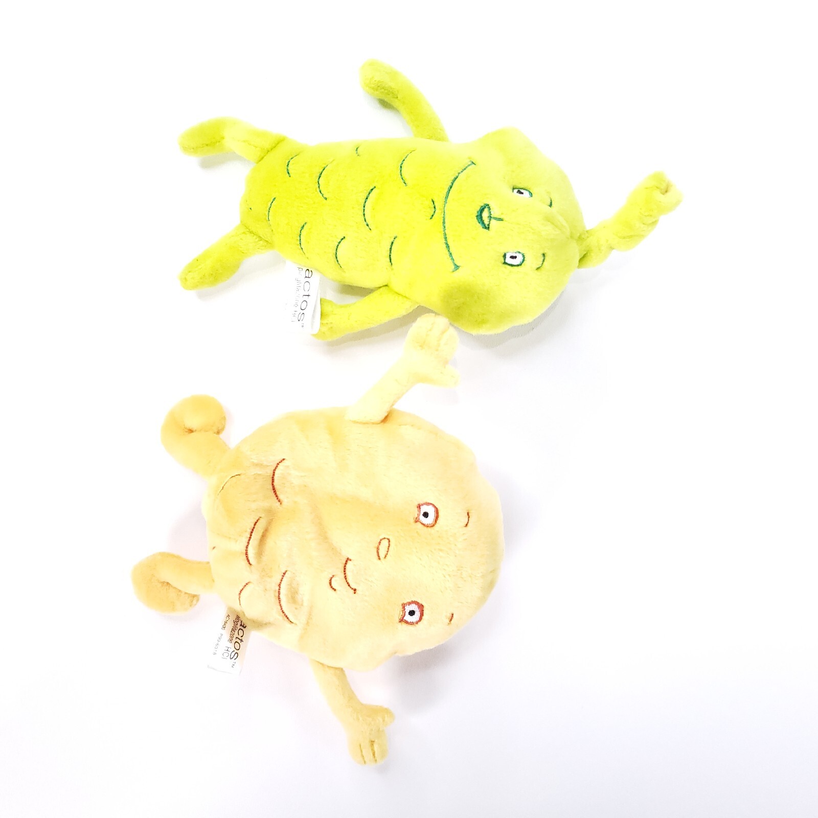 Steven Smith 2 x Actos Pioglitazone HCl Yellow Stuffed Plush Pharmaceutical Toy