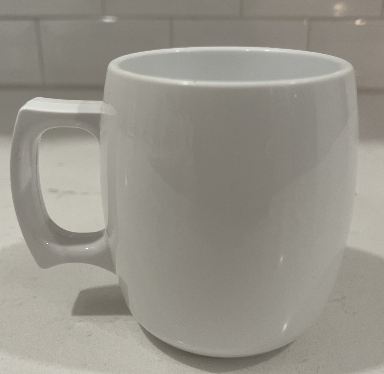 Pfizer 150 Logo Mug Pharmaceutical Company PHARMA Hard Plastic Cup Unused NEW