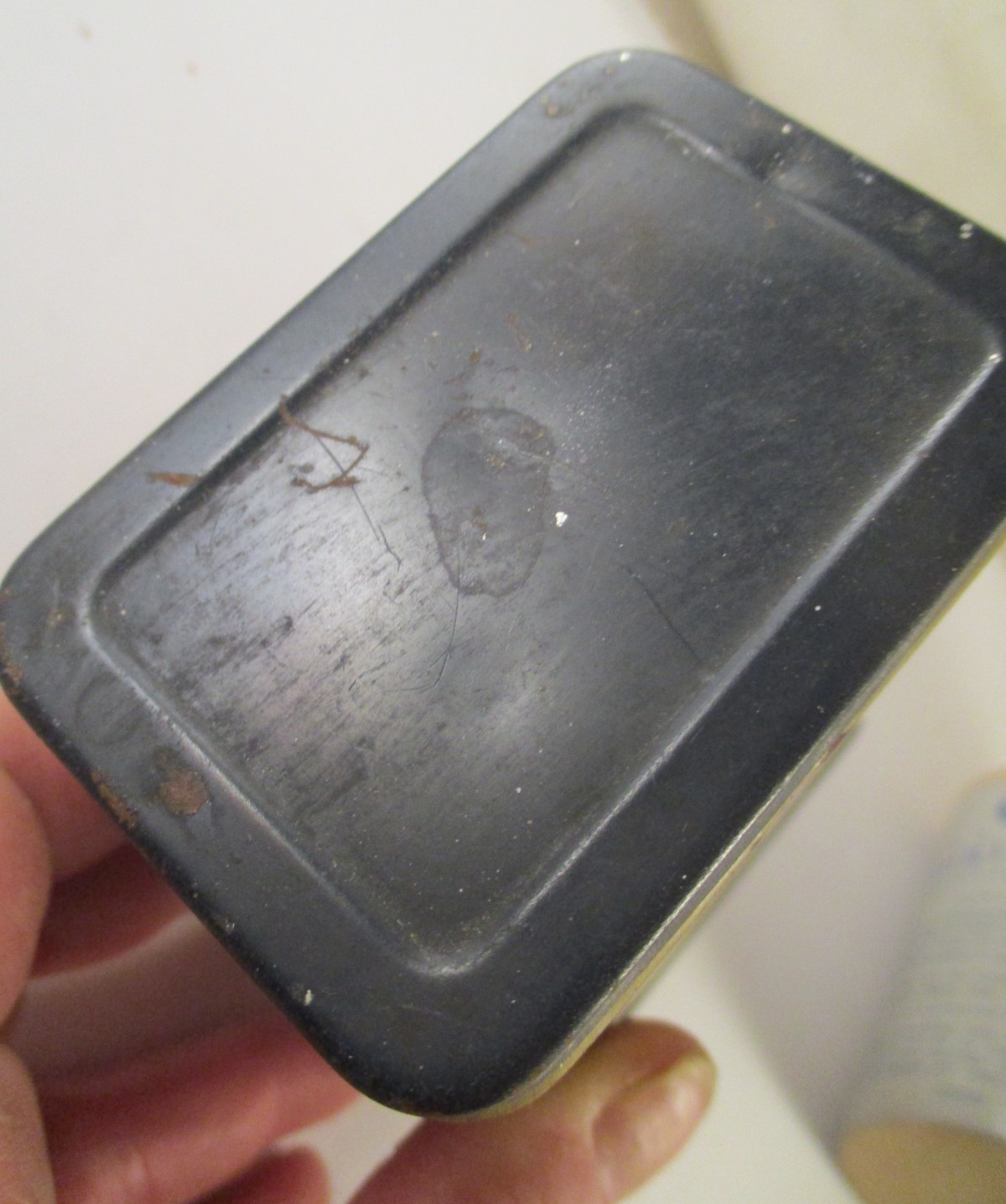 Vtg BORIC ACID PUREPAC TIN w/PARTIAL CONTENTS& REXALL SEALED CARDBOARD CONTAINER