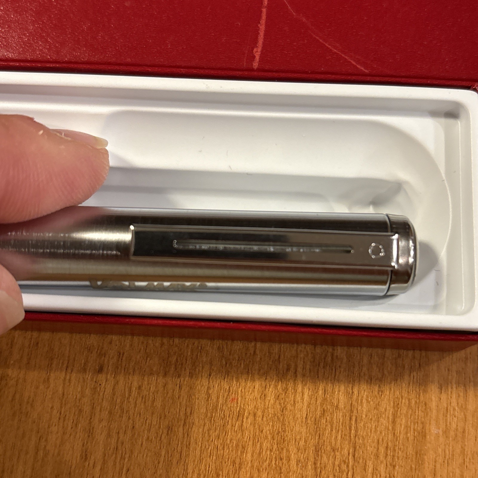 Pharmaceutical Drug Rep Metallic Sheafer Pen Ad Promo Volmax Vintage Works W/box
