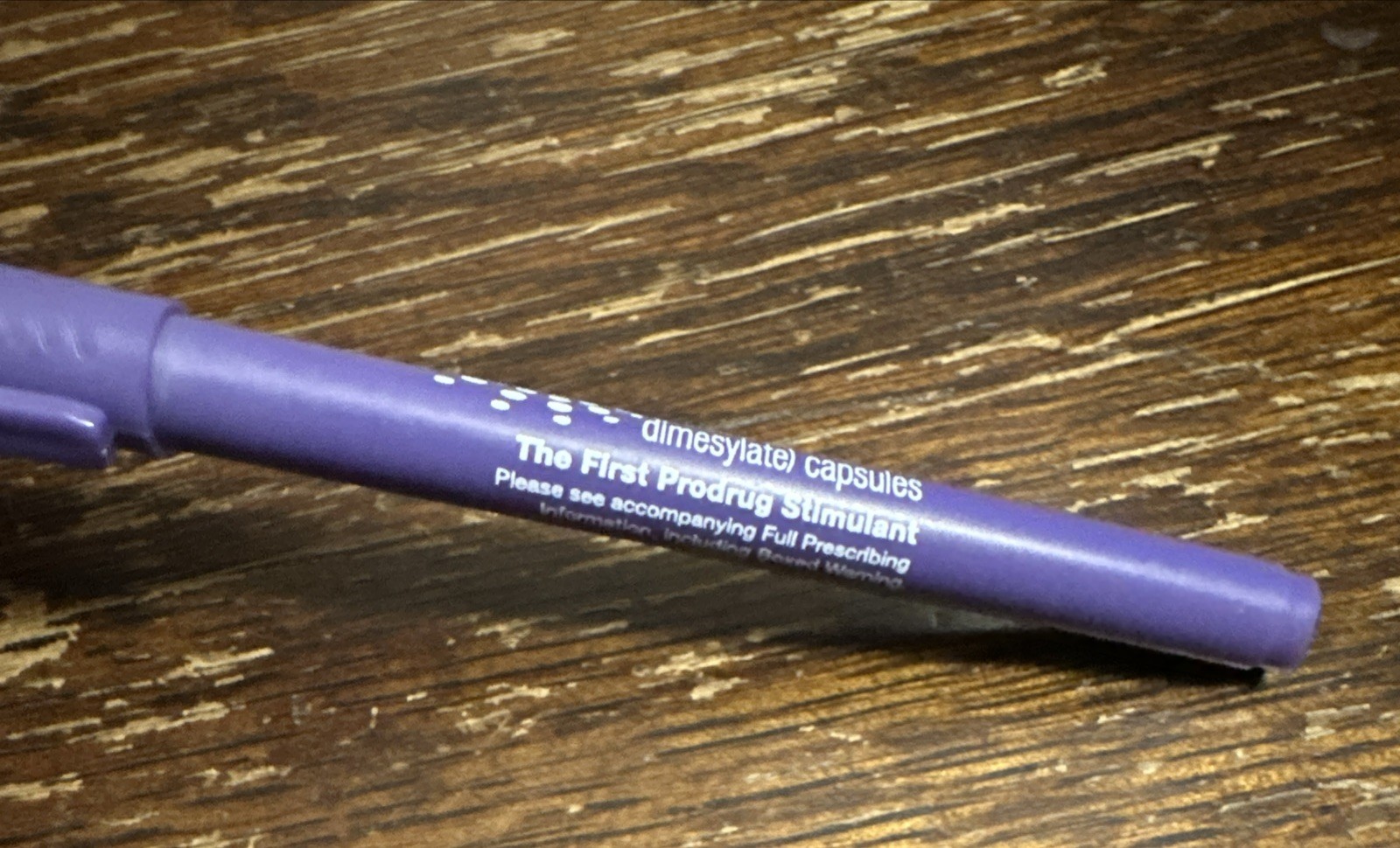 VYVANSE Pharmaceutical Markers Thin Pen Drug Rep Purple Lot Of 6 See All Pic!