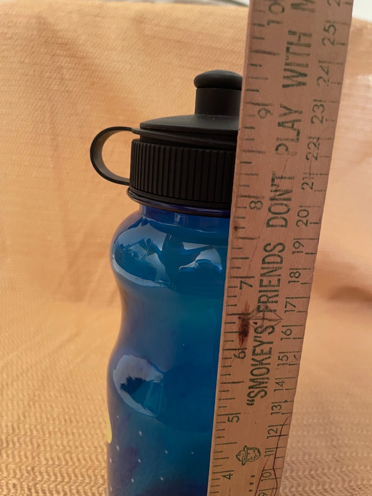 Pharma Drug Rep Protonix Blue/Clear Plastic Water Bottle, New