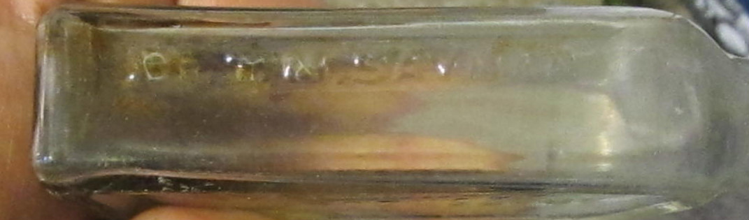Vintage Glass Medicine Bottle Dr. T.M. Sayman Products St. Louis Missouri MO