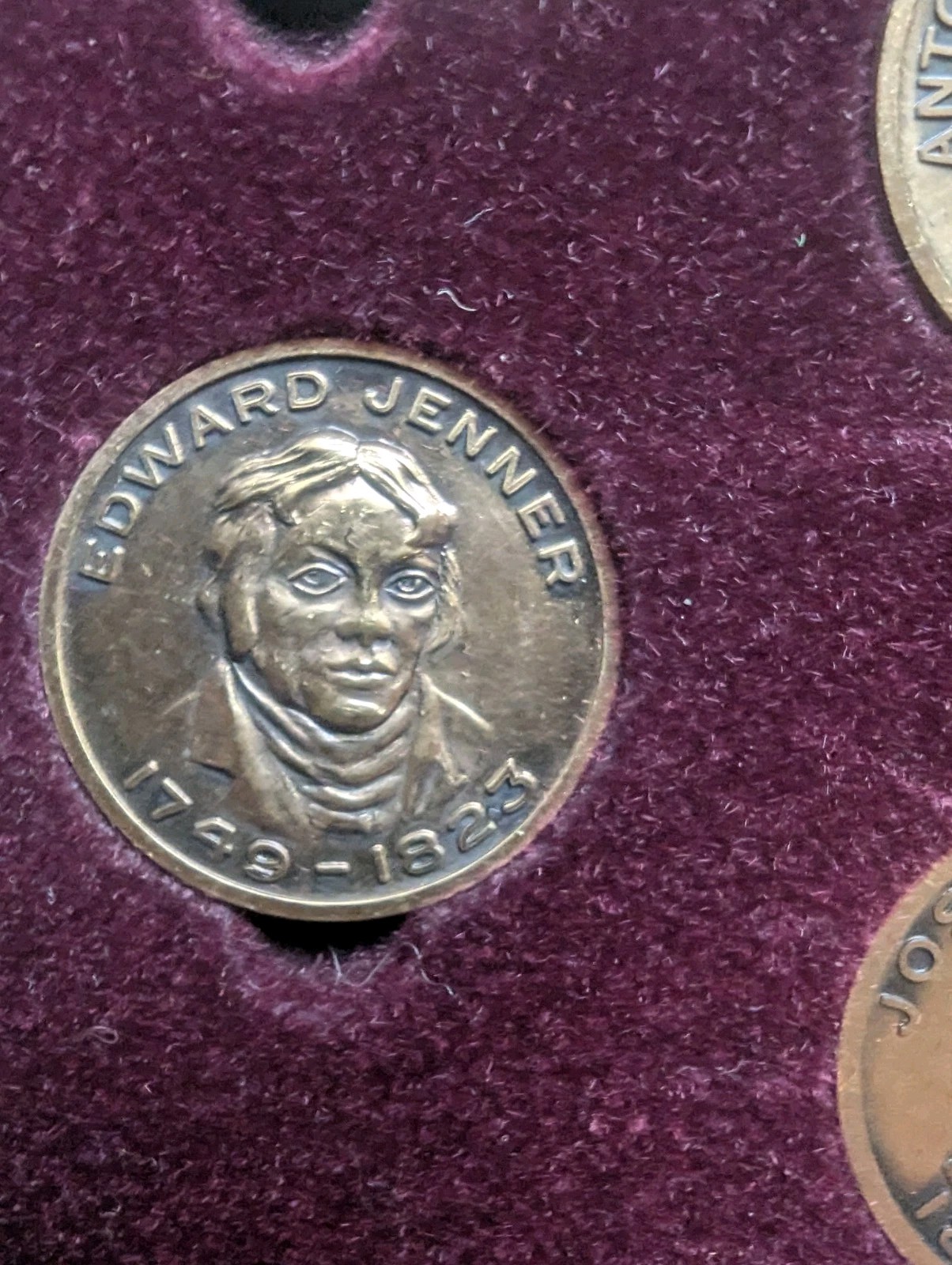 RARE Eli Lilly & Co Coins PIONEERS IN THE FIGHT AGAINST INFECTIOUS DISEASE FRAME