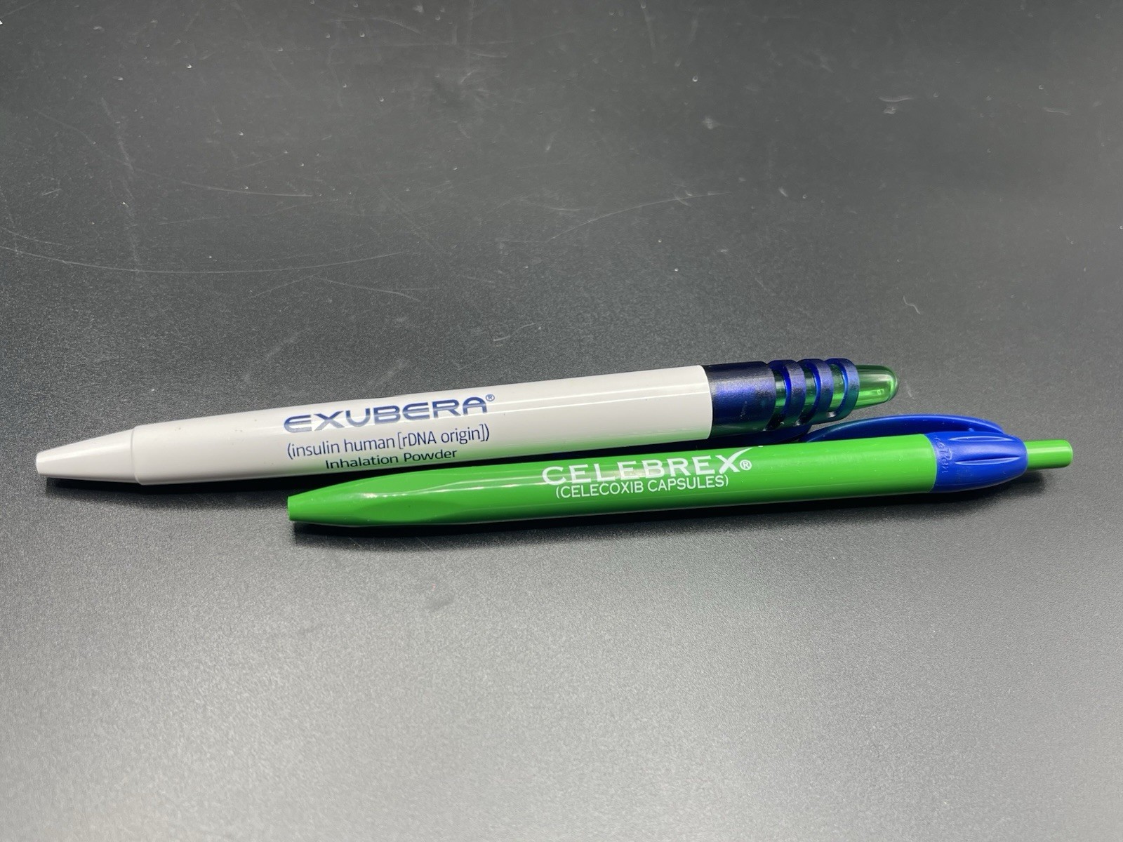 Exubera & Celebrex Pharmaceutical Drug Rep Leece Pens
