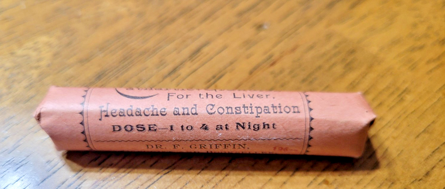 Vintage RX medicine cylinders – TUMS, Lydia Pinkham dispenser plus