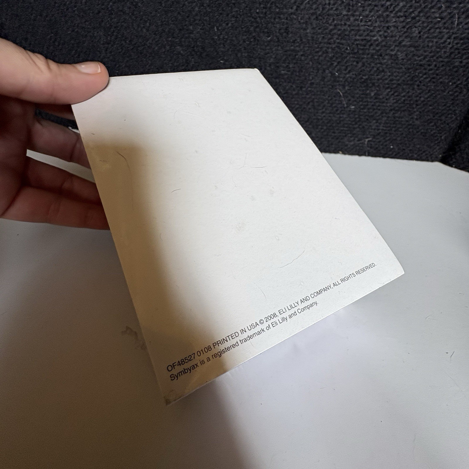 Pack Of 10 Rep collectible note pads Symbyax Sealed Drug Rep Giveaway Doctor
