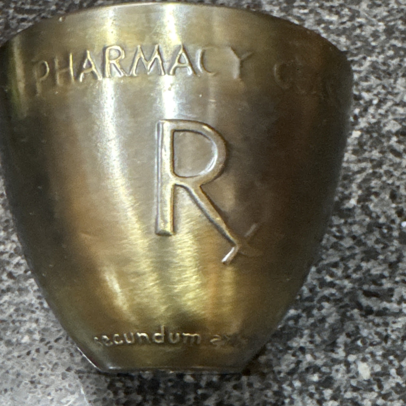 Vintage Schering Corp Pharmacy Class 1987 Secundum Artem Mortar and Pestle