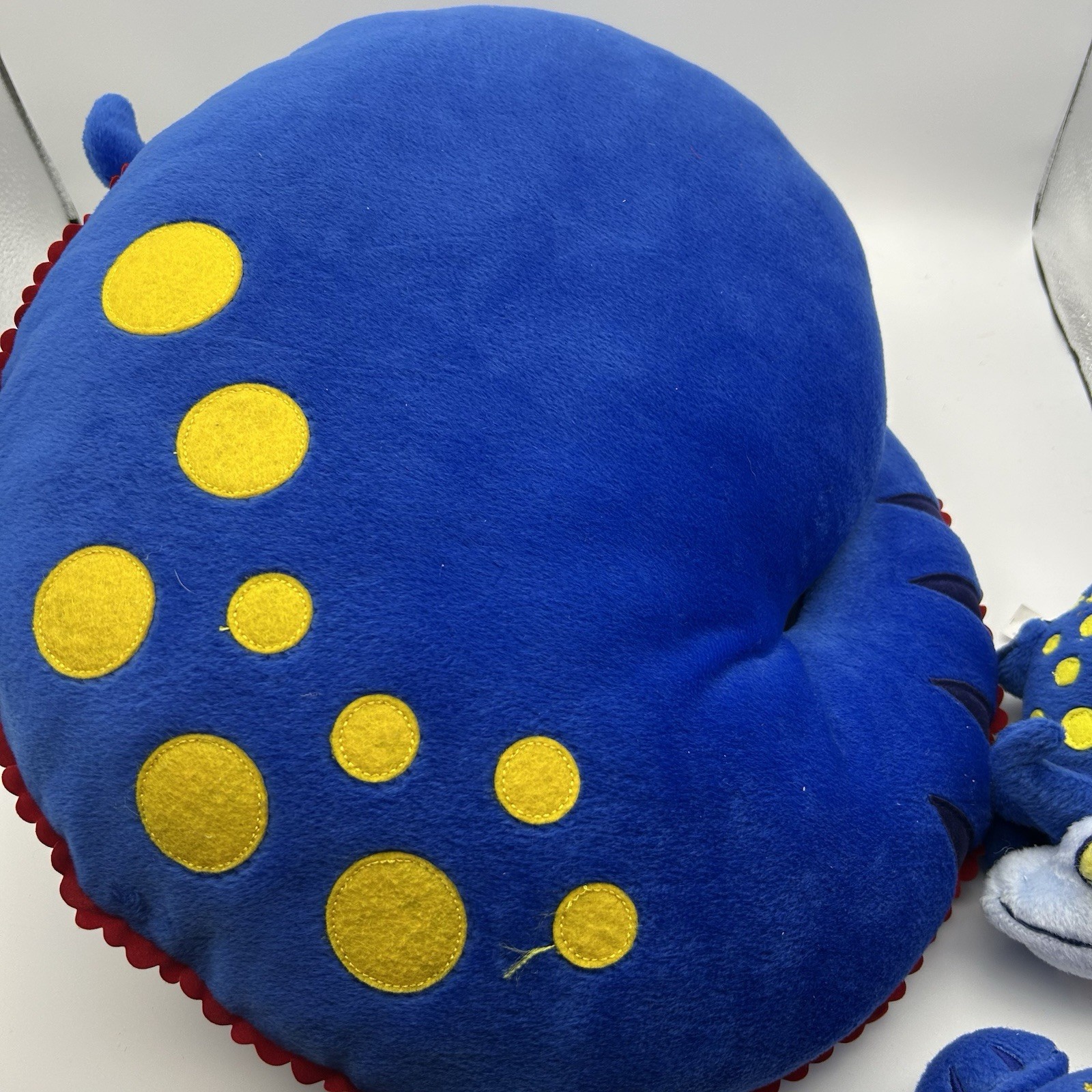 Protonix Pharmaceutical advertisement plush Dragon/devil big small Blue Yellow