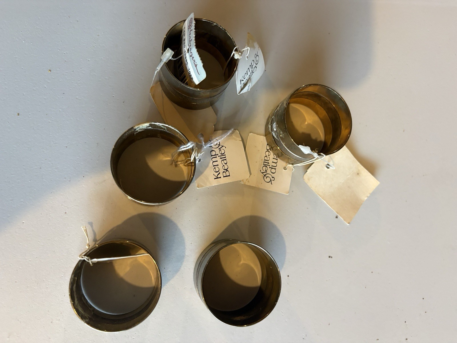 Vintage Metal Sample Vials Set of 5 – Kemp Beatley Tagged – Apothecary