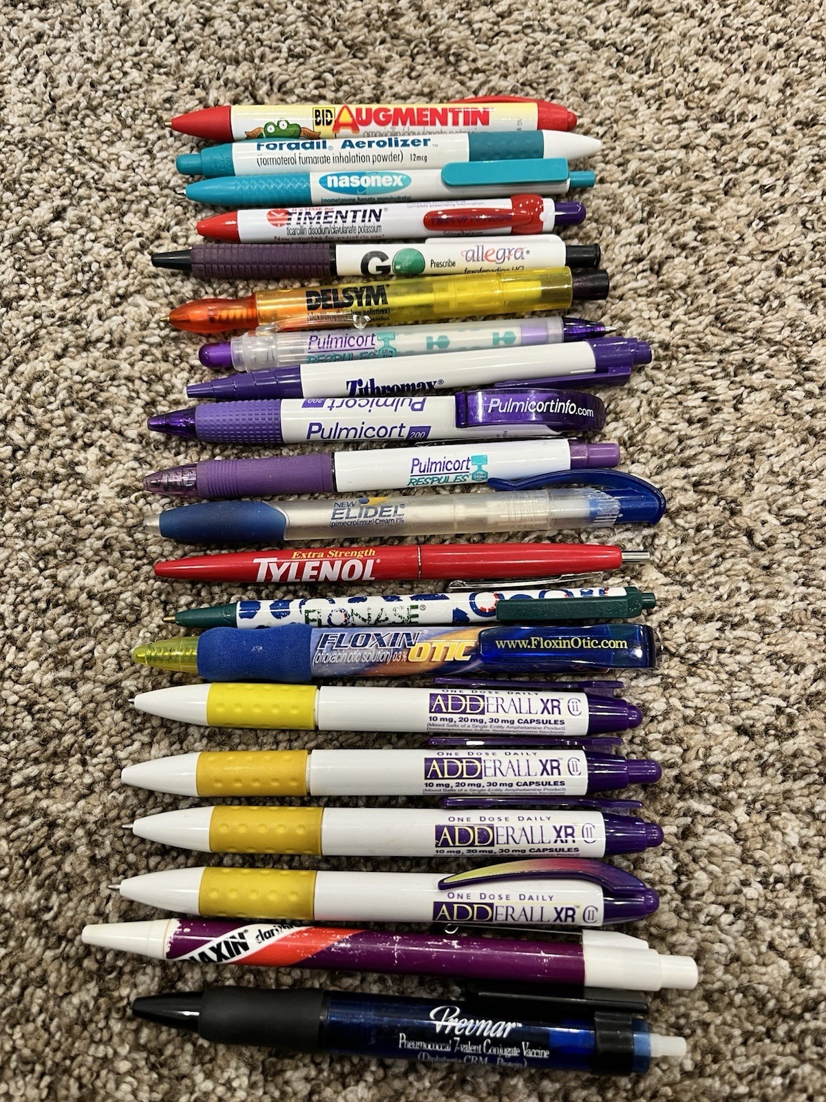 Lot Of 20 Vintage Pharmaceutical Pens