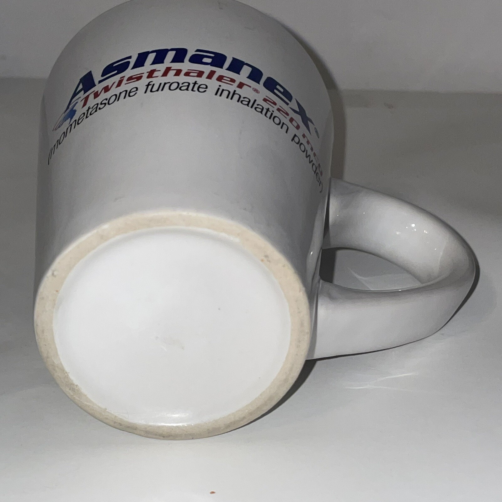 Asmanex Asthma Advertising Coffee Mug Cup Pharmaceutical Prescription Drug Rep