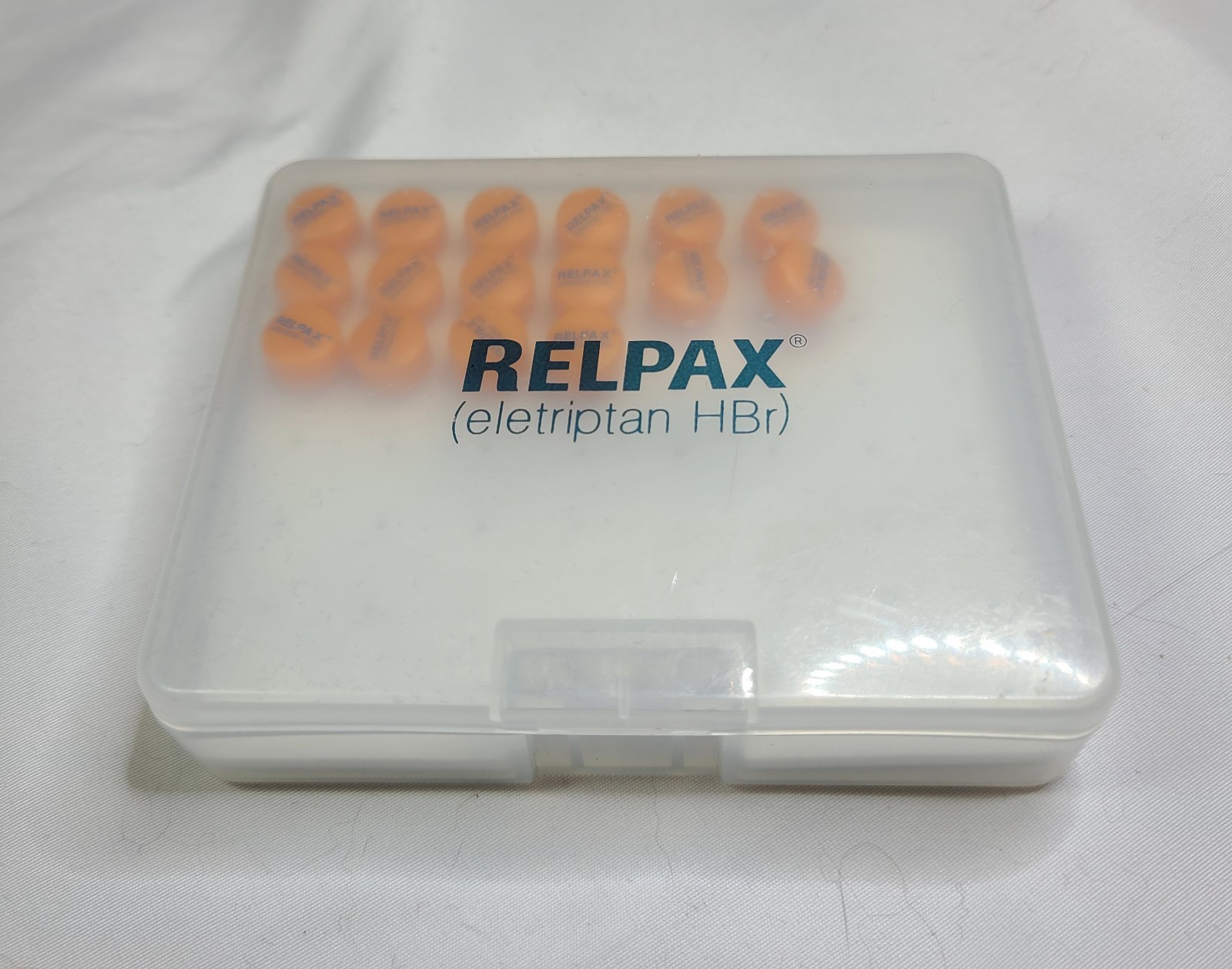 Relpax Pharmaceutical Promotional Tacks Push Pins Orange 2003 Pfizer
