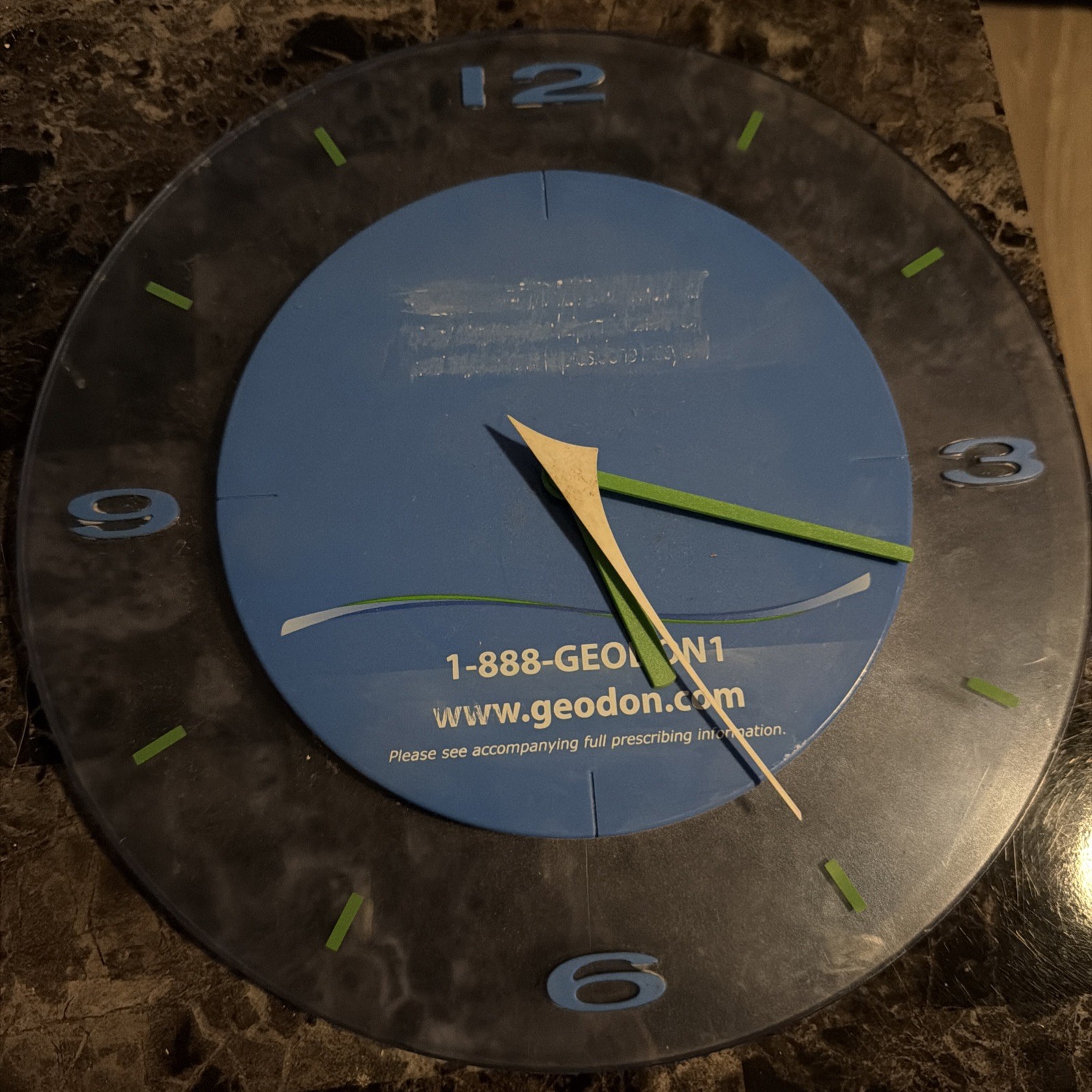 Geodon Clock Works Drug Rep Promo 2000s