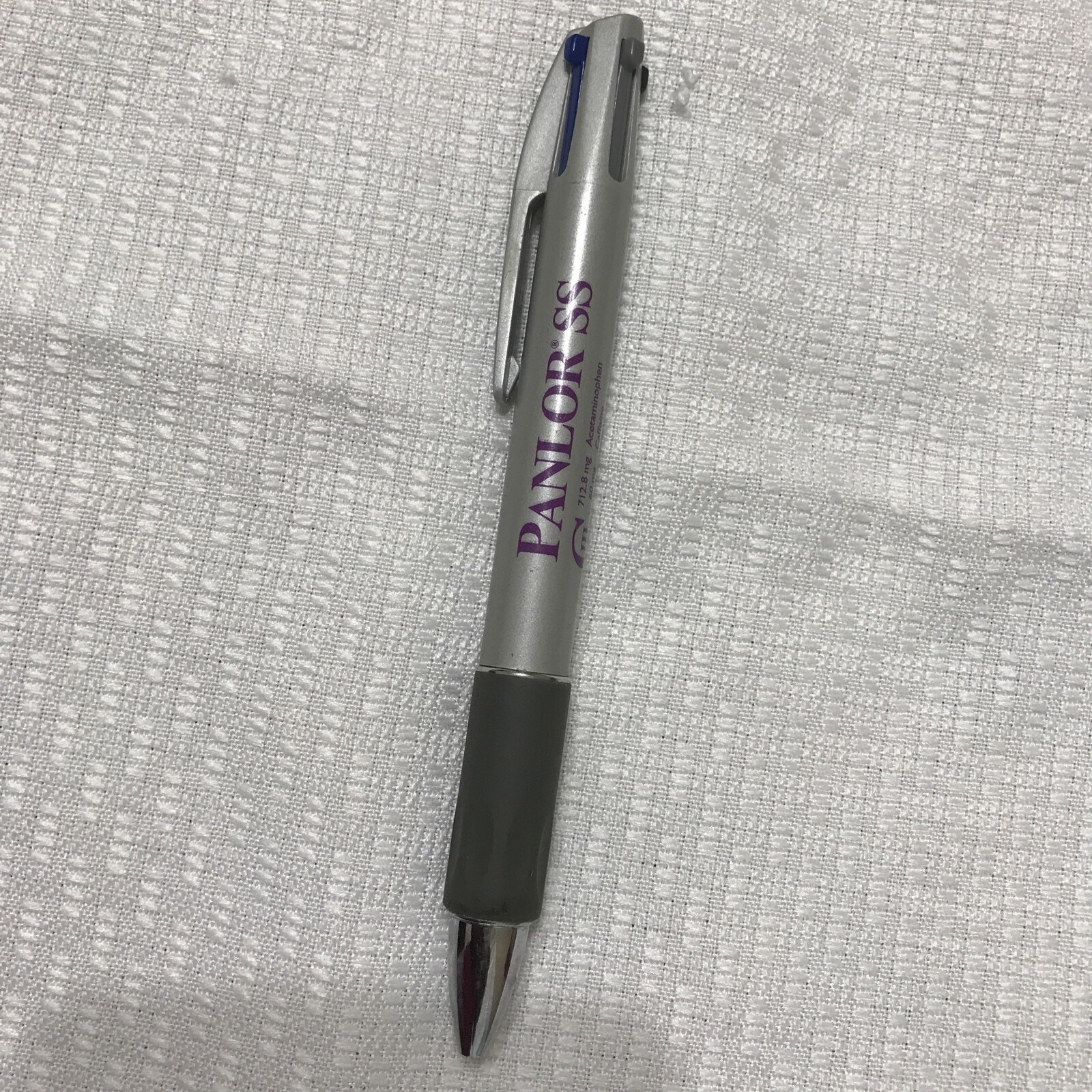 Rare Panlor SS Drug Rep Pharmaceutical Promo Advertising gray Pen blue red black