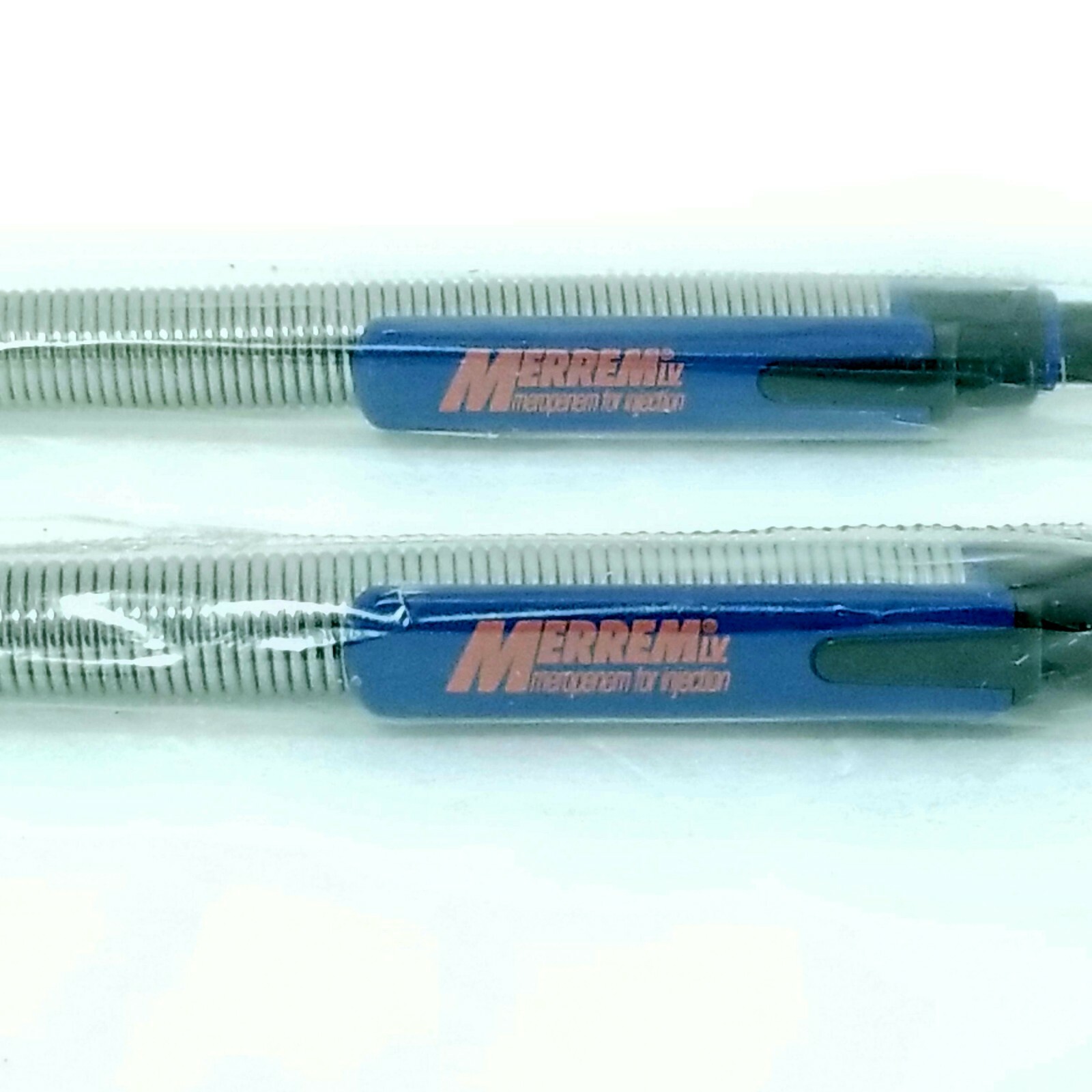 Merrem Red Logo Pharmaceutical Drug Rep Pens 2 Count Each Individually Sealed