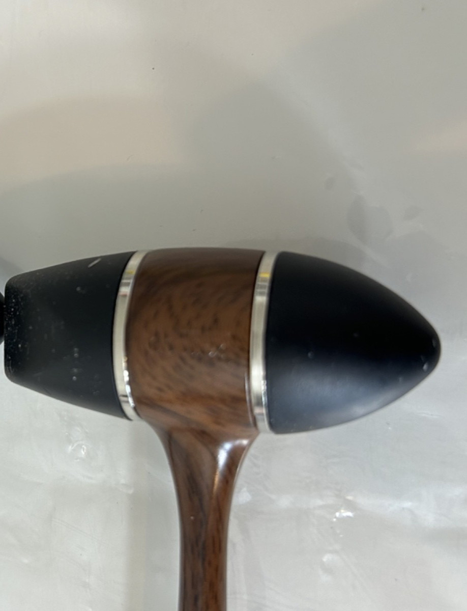 NEW TARKA Drug Rep Company Advertising Reflex Hammer Hypertension 9” Wood B61