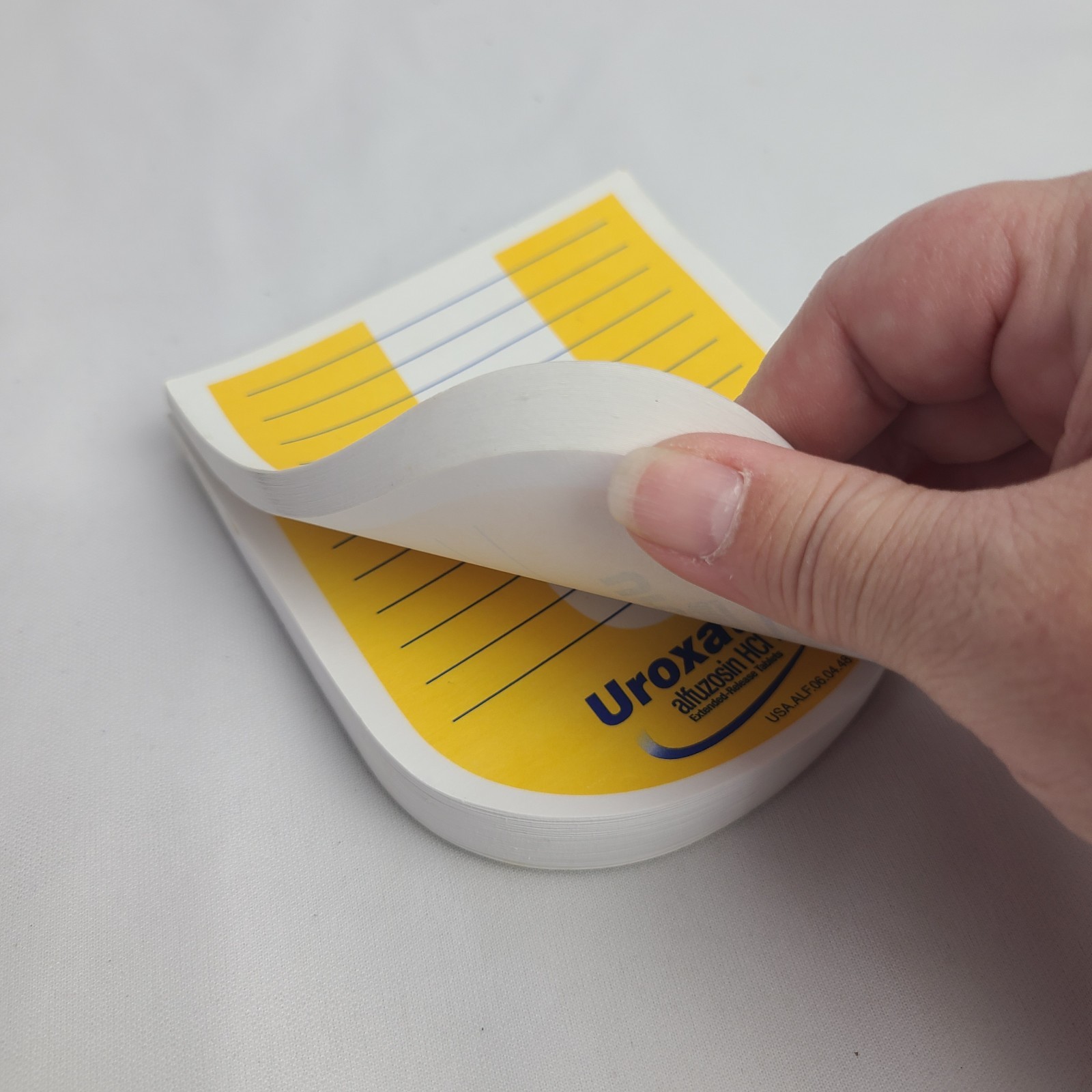Uroxatral Post-It Note Pads Pharmaceutical Drug Rep Advertising Promo Giveaway