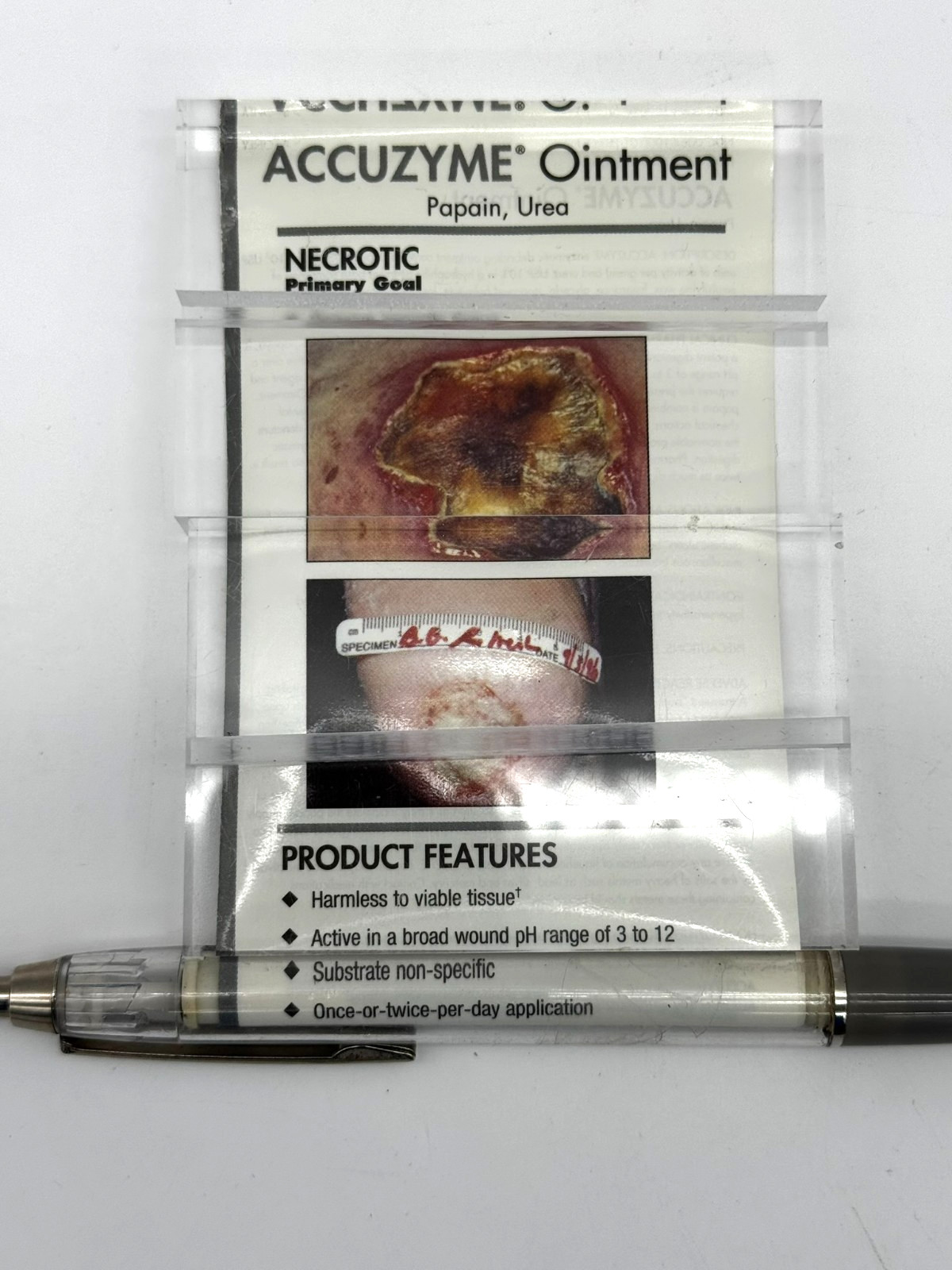 Accuzyme Ointment Pen w/Scroll Pharmacy Swag Wound Care Pharmacist Gift