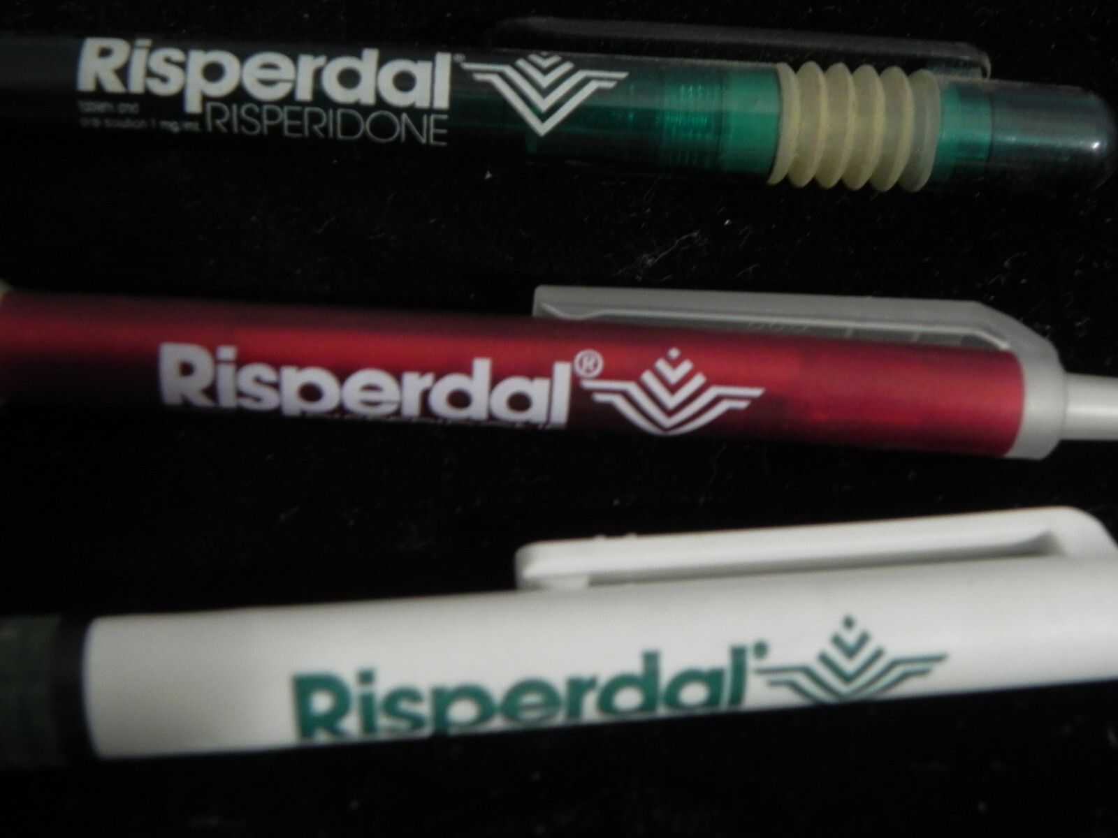 5 Different RISPERDAL Drug Rep PENS Pharmaceutical Promo Advertising 1 MOODRING
