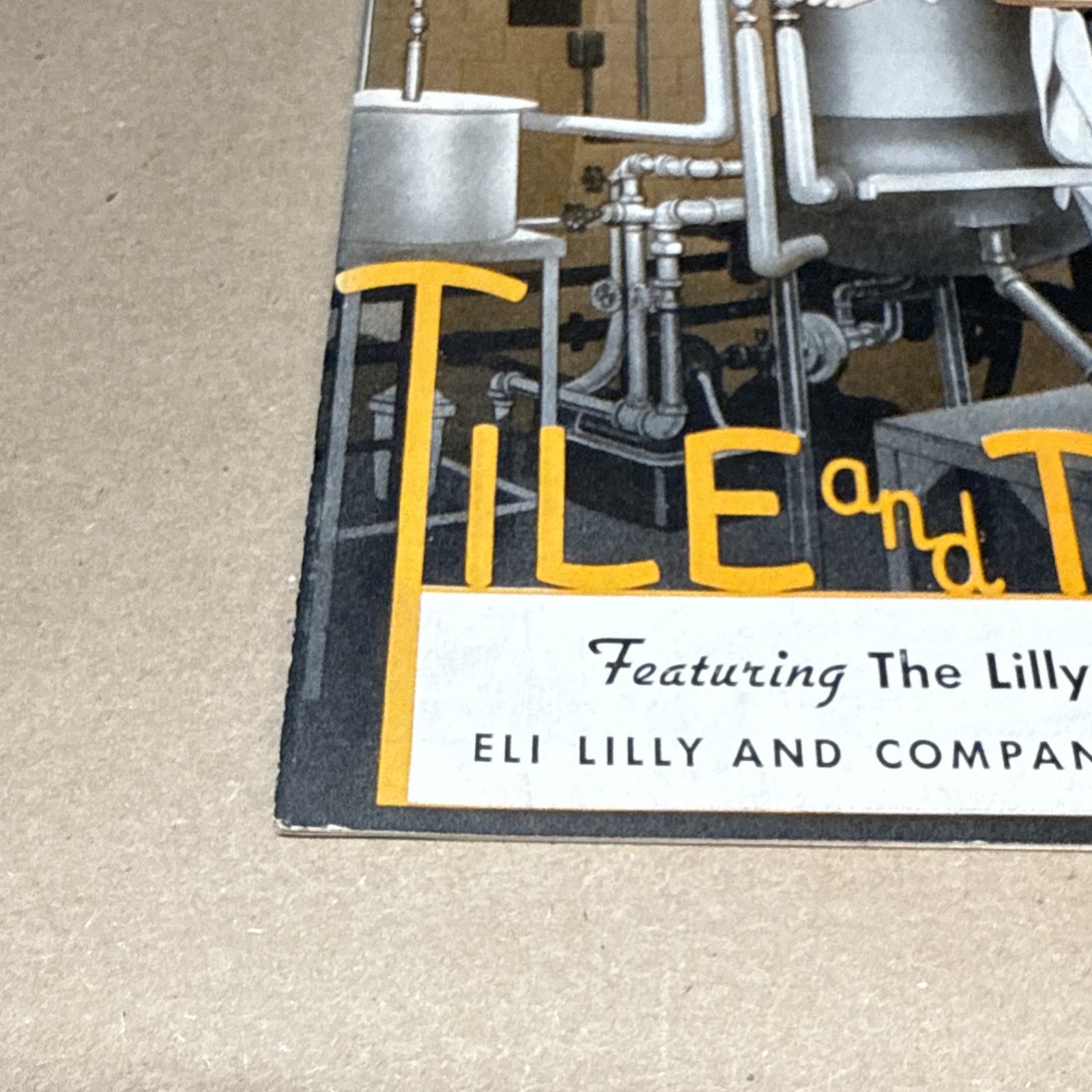 Tile And Till Magazine Eli Lilly And Company September 1935 Indianapolis Indiana